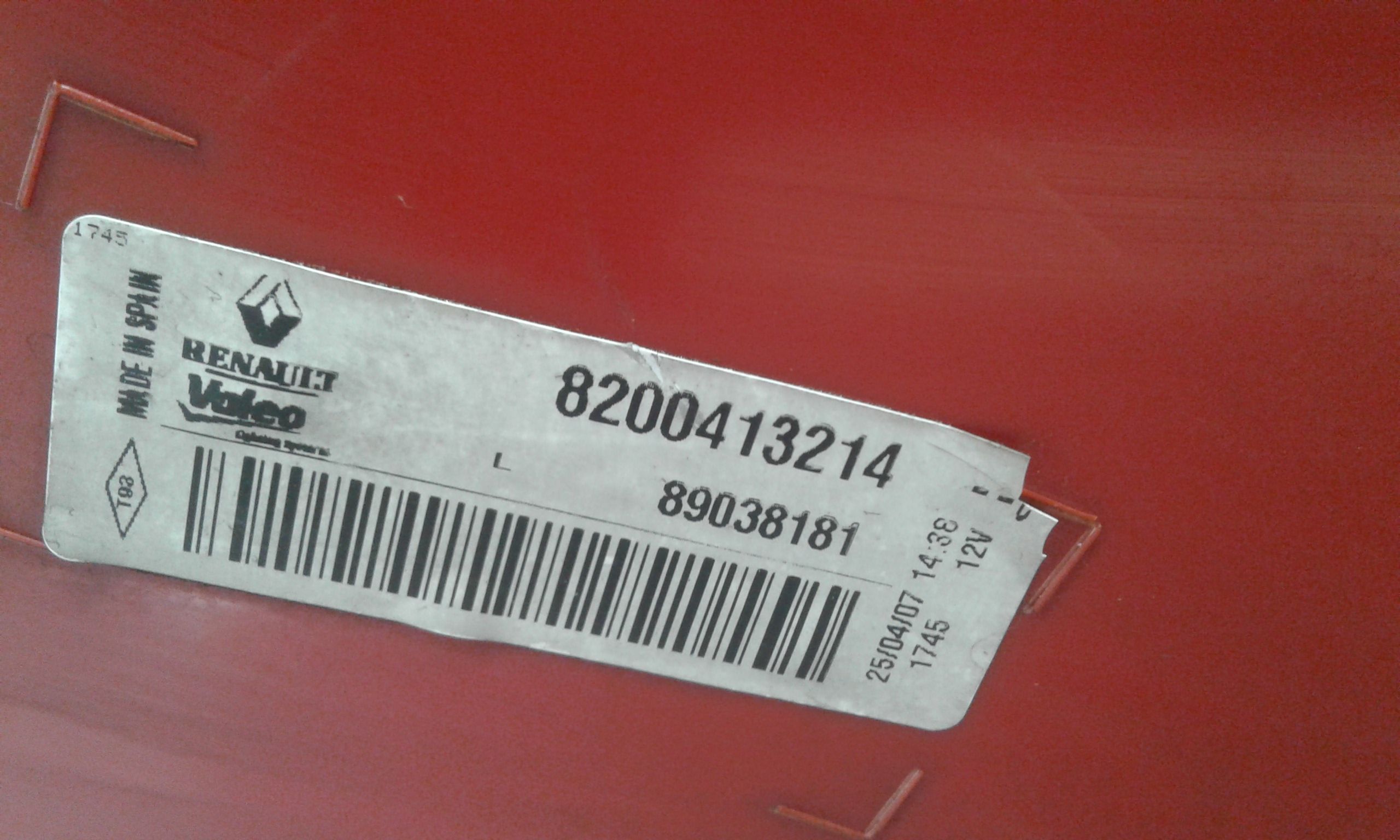 Stop fanale Posteriore sinistro lato Guida RENAULT Megane ll Serie (06>08)