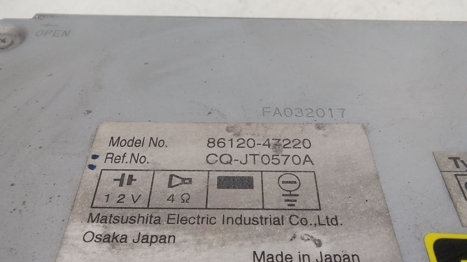 Autoradio TOYOTA Prius 2 Serie