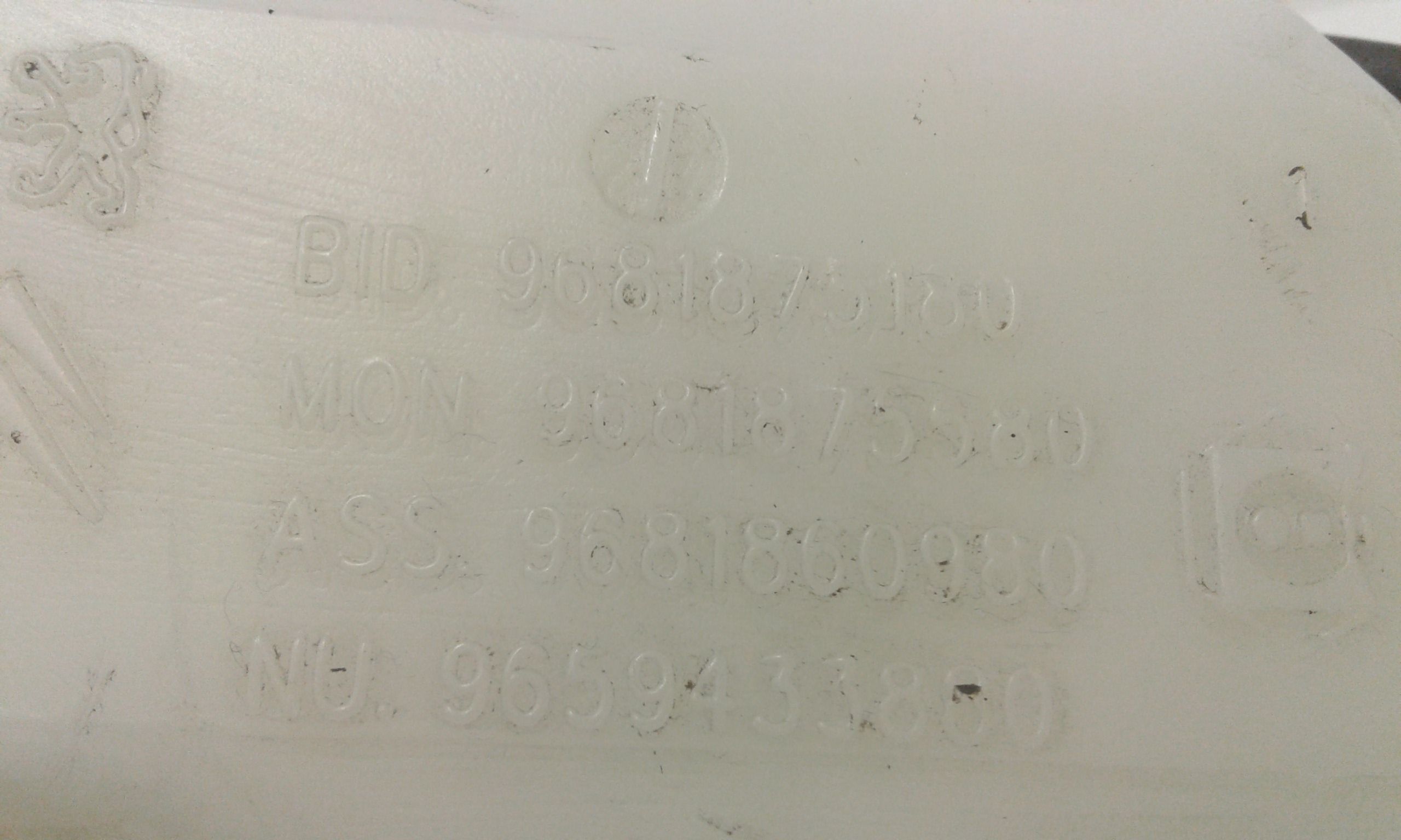 Vaschetta Tergi ant CITROEN C4 Picasso 1 Serie