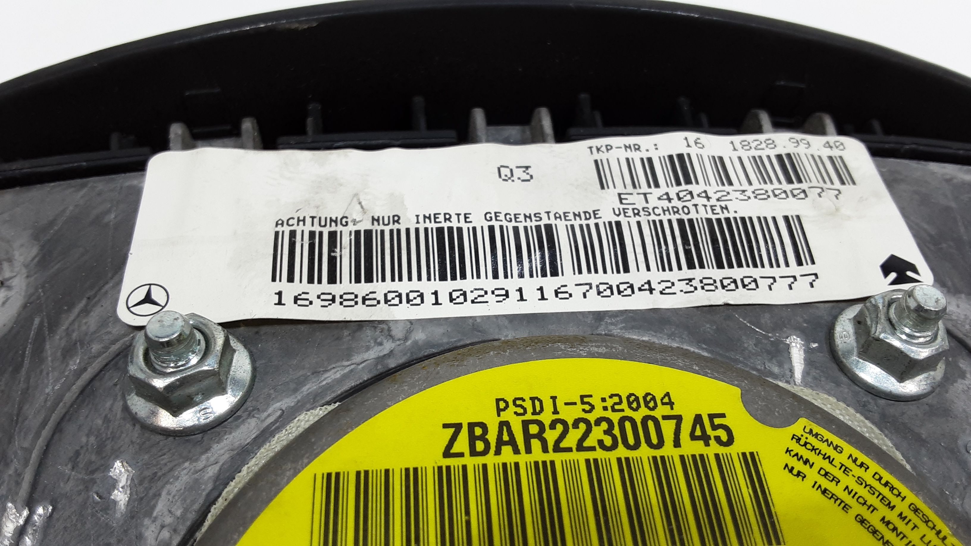 Airbag Volante MERCEDES Classe A W169 3 Serie