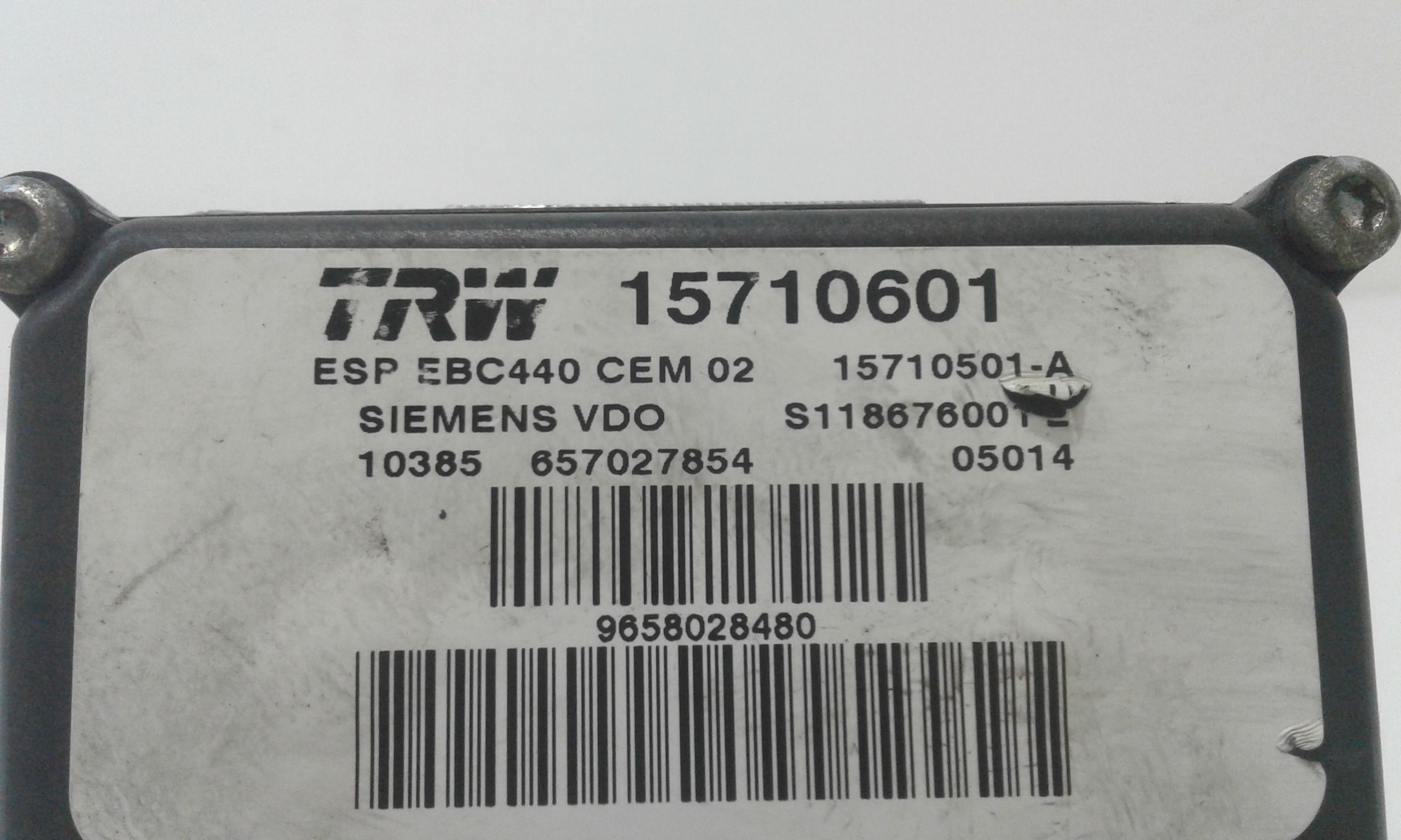 Centralina ABS PEUGEOT 407 S. Wagon