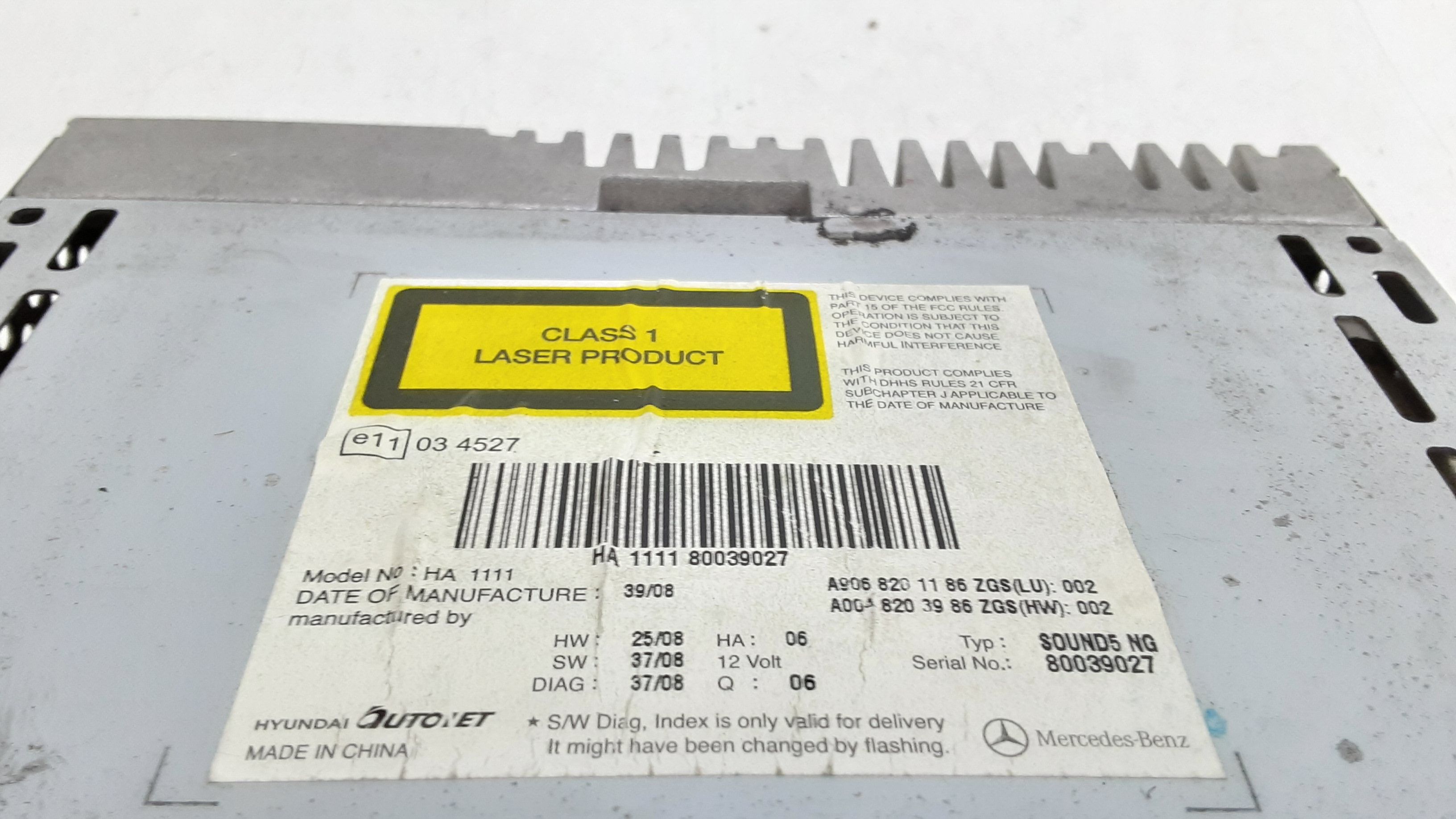 Autoradio MERCEDES Vito W639 2 Serie