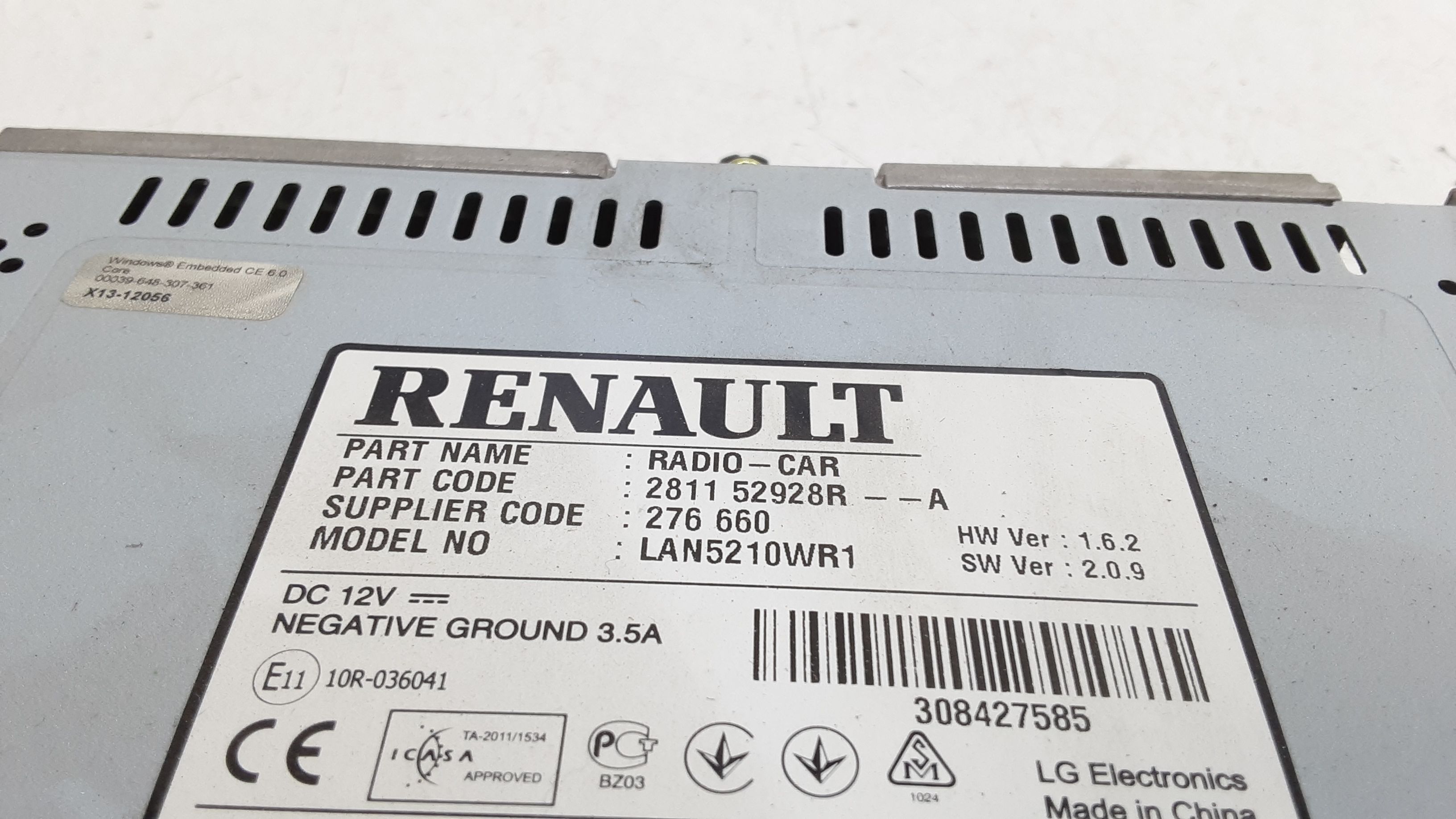 Autoradio RENAULT Clio Serie IV (12>19)