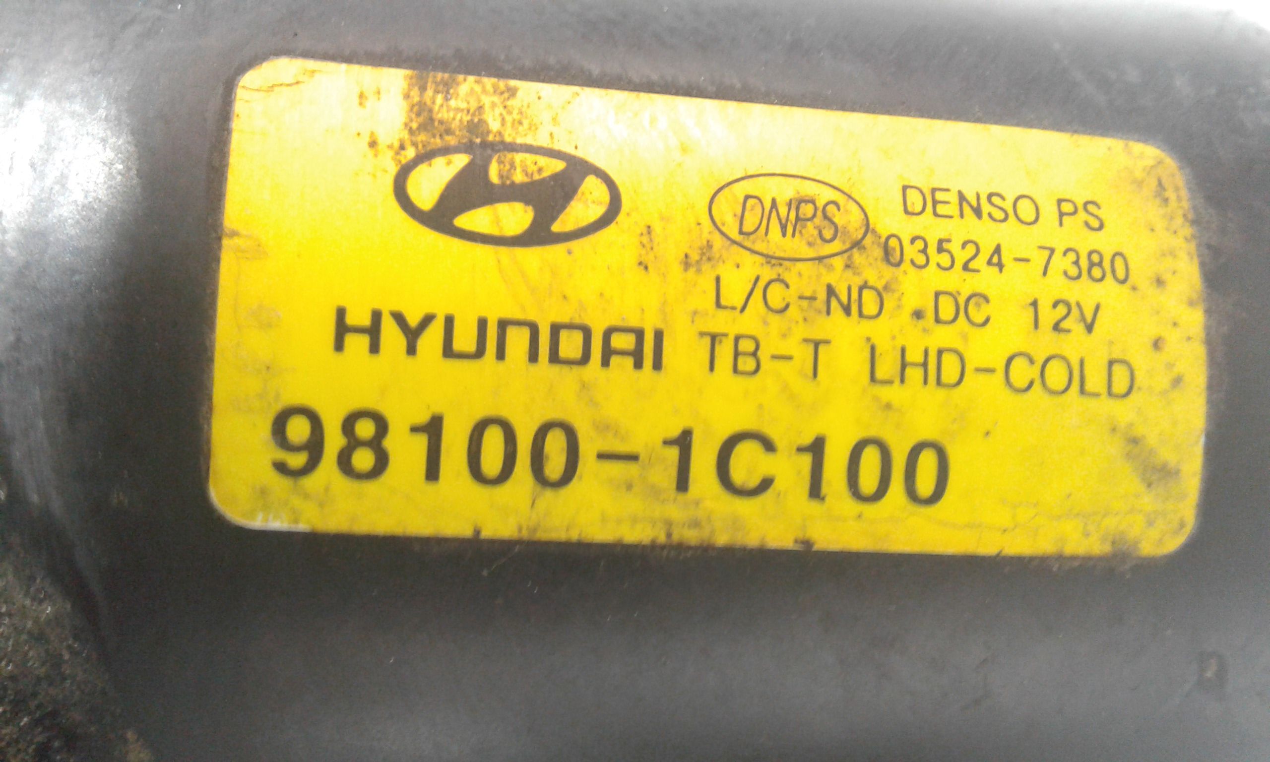 Motorino tergi ant completo di tandem HYUNDAI Getz 1 Serie