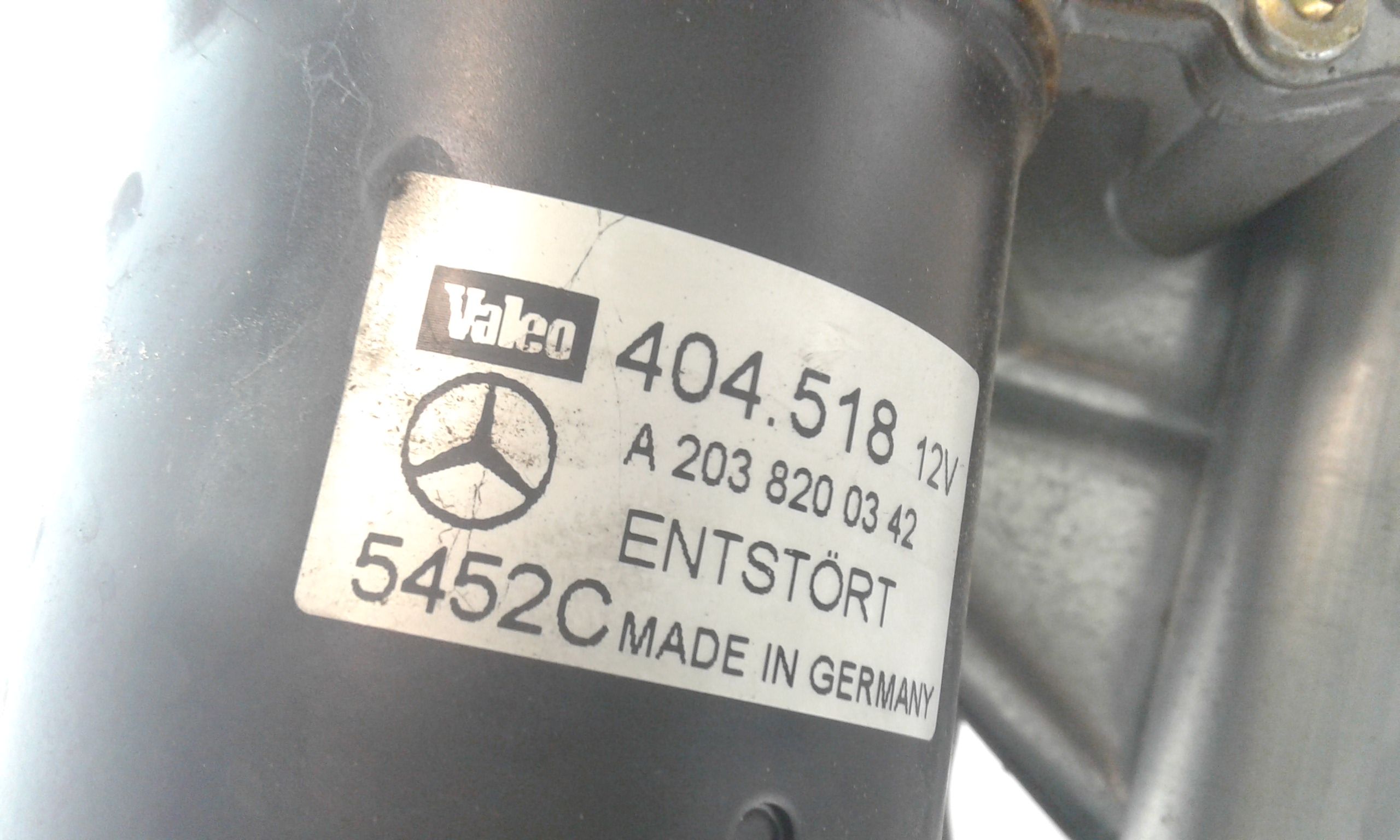 Motorino tergi ant completo di tandem MERCEDES Classe C S. Wagon W203 2 Serie