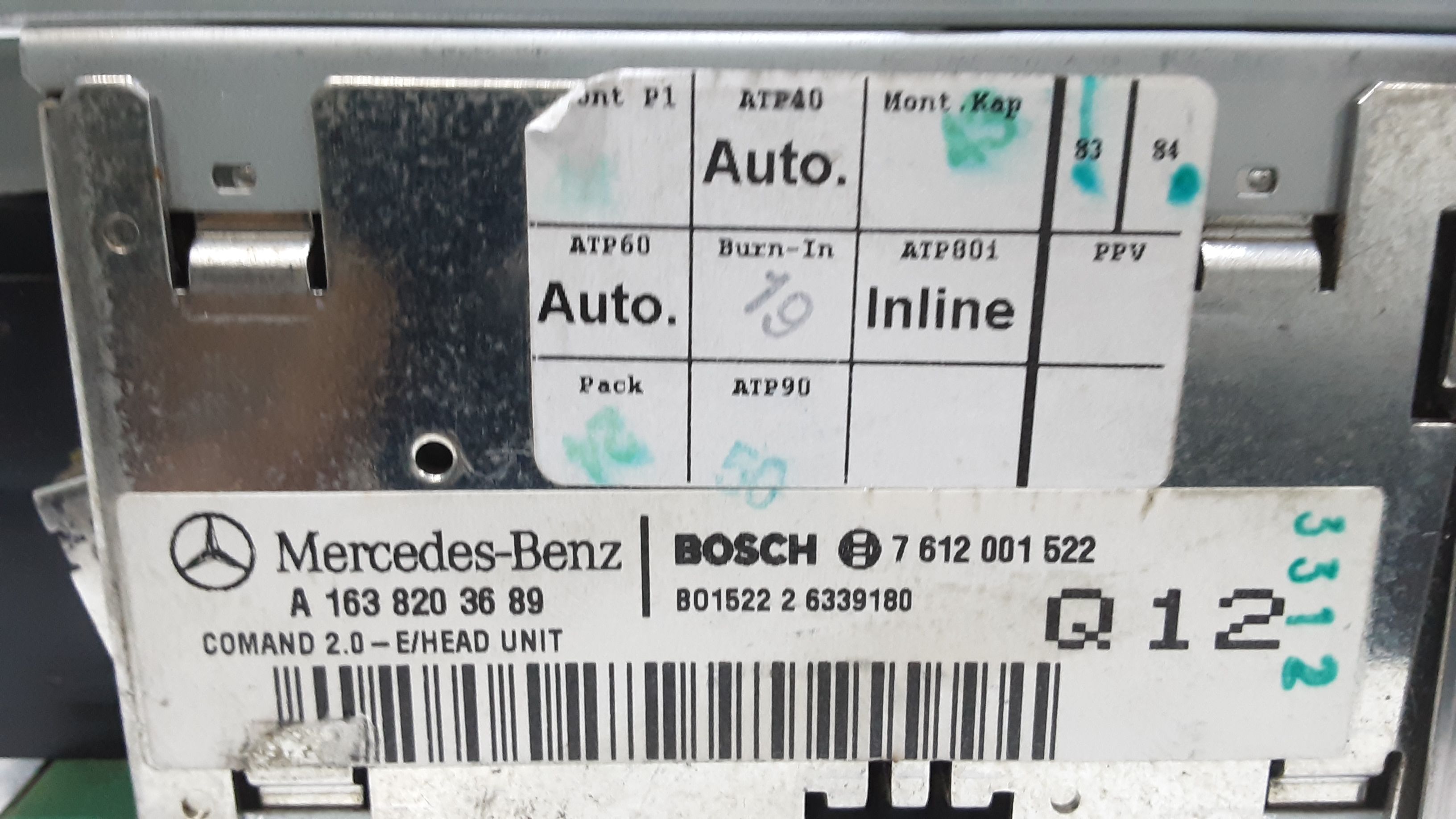 Navigatore MERCEDES ML W163 2 Serie