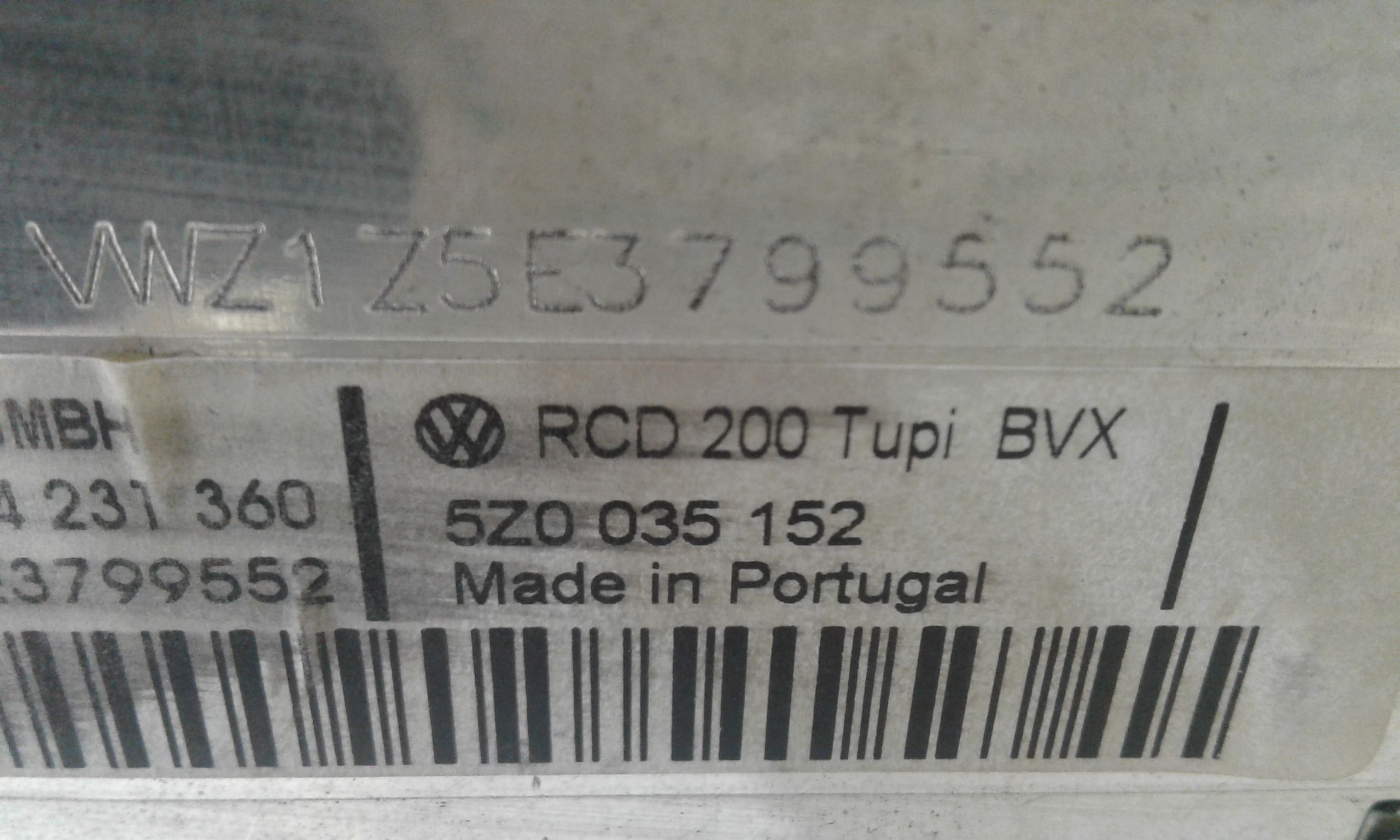 Autoradio VOLKSWAGEN Fox 1 Serie