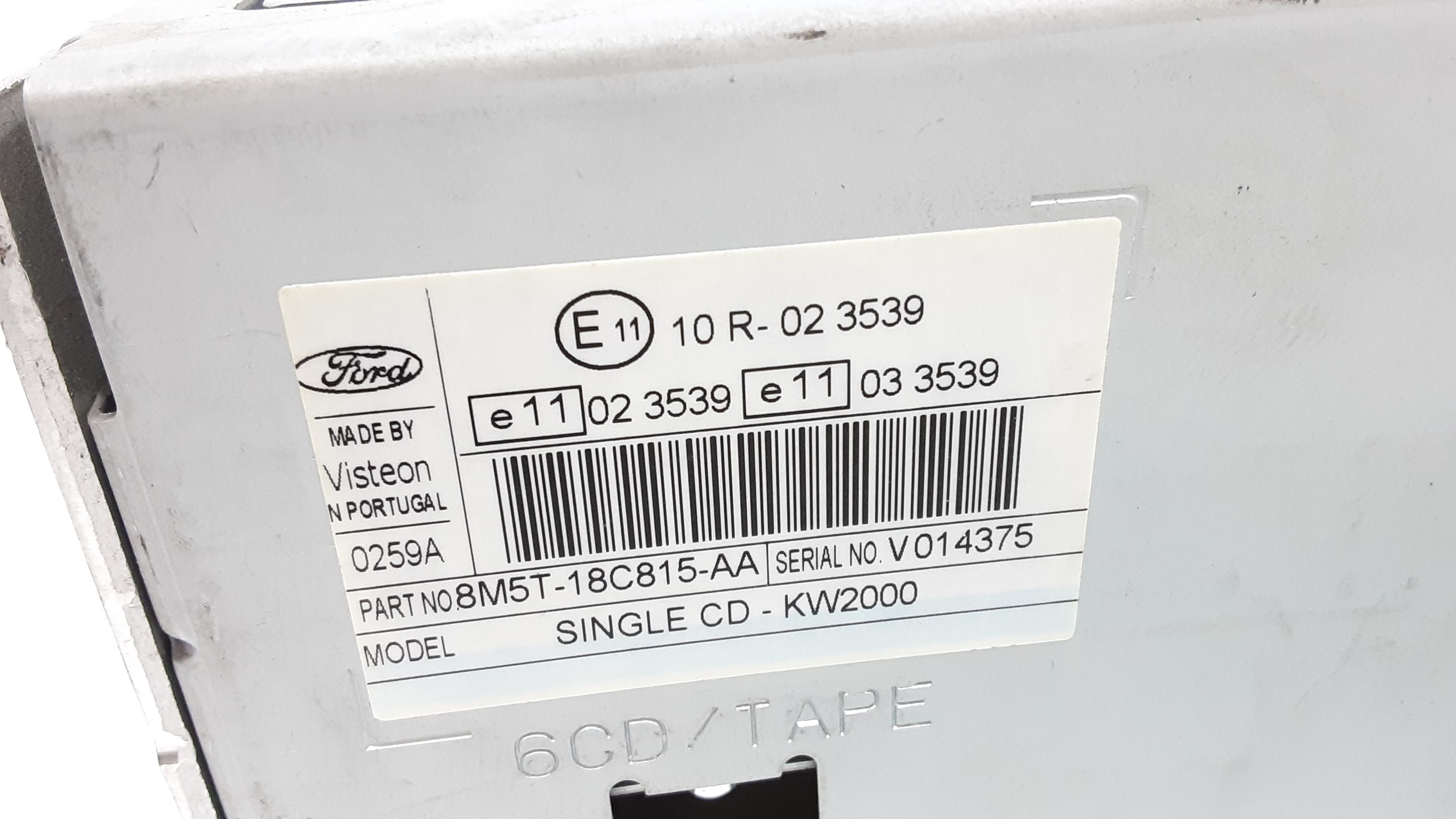 Autoradio FORD Focus S. Wagon 4 Serie