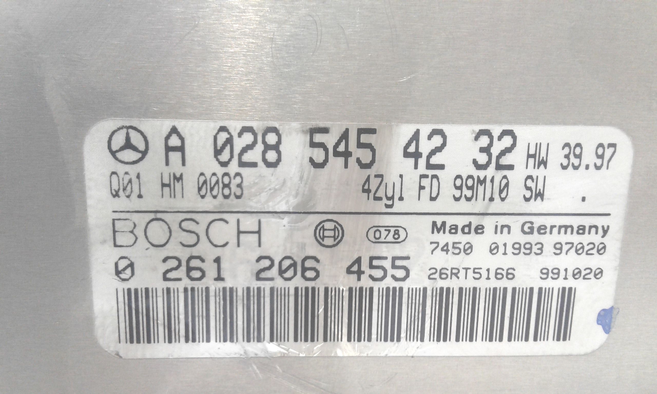 Centralina motore MERCEDES CLK Cabrio W208