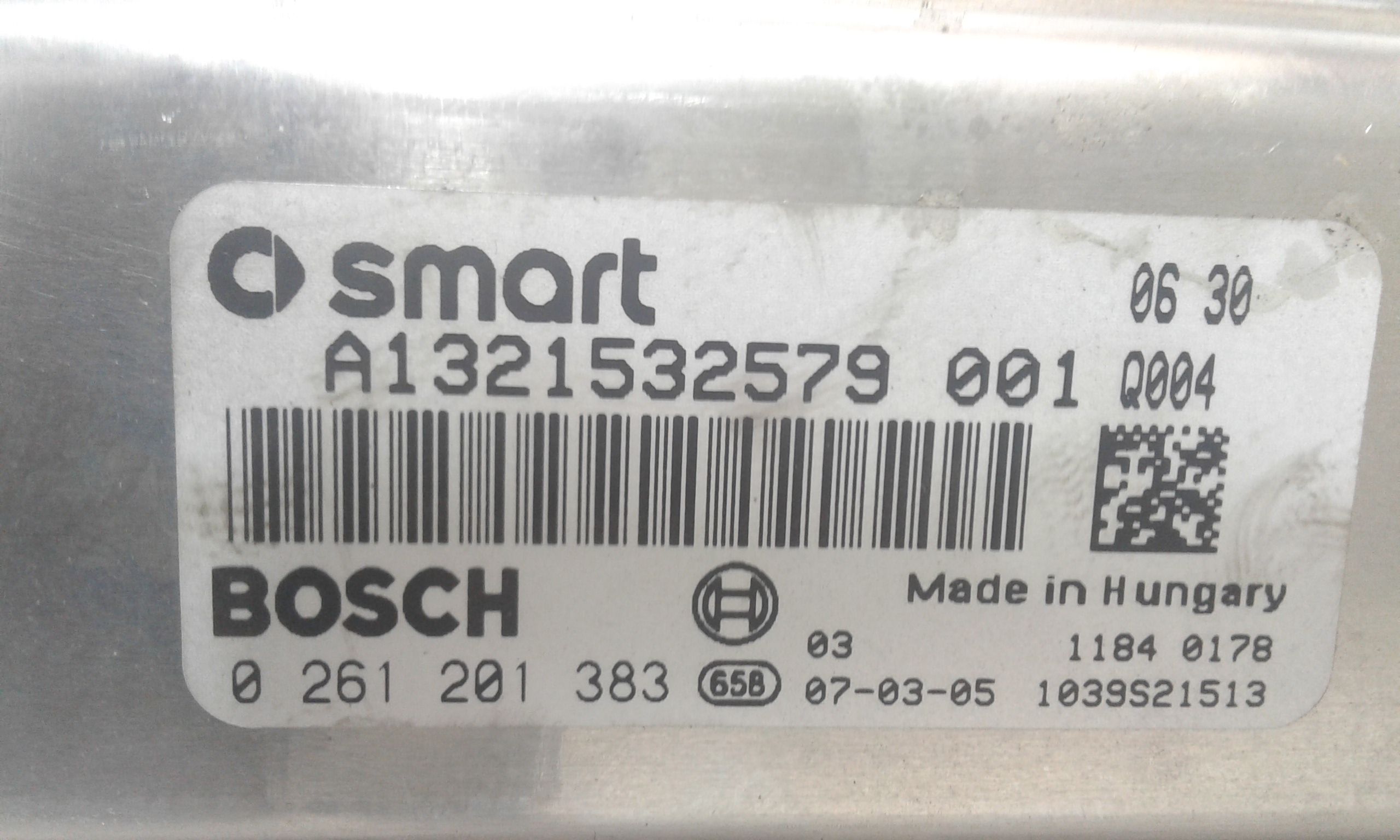 Centralina motore SMART Fortwo Coup 3 Serie (w 451)