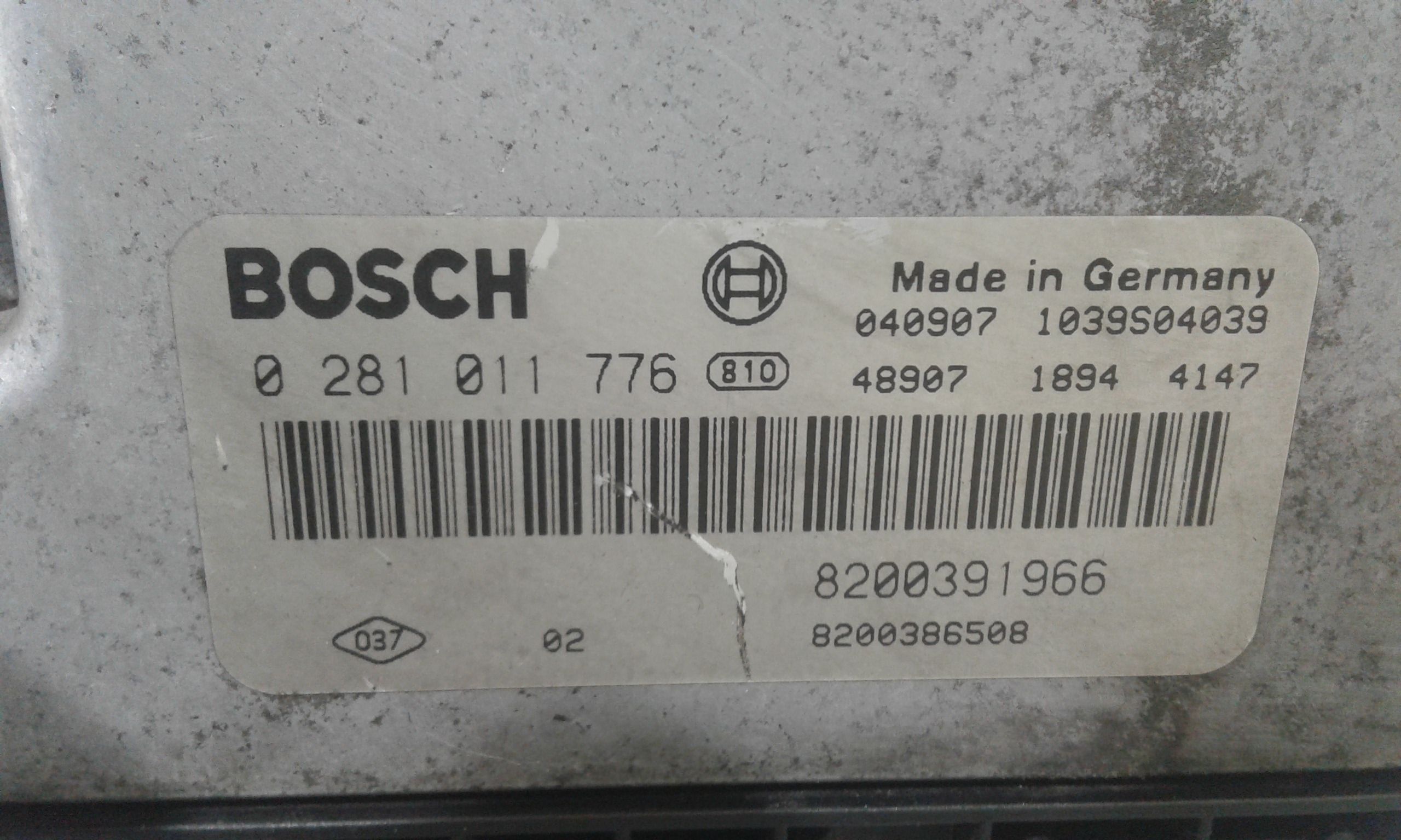 Centralina motore RENAULT Megane Cabrio (02>10)