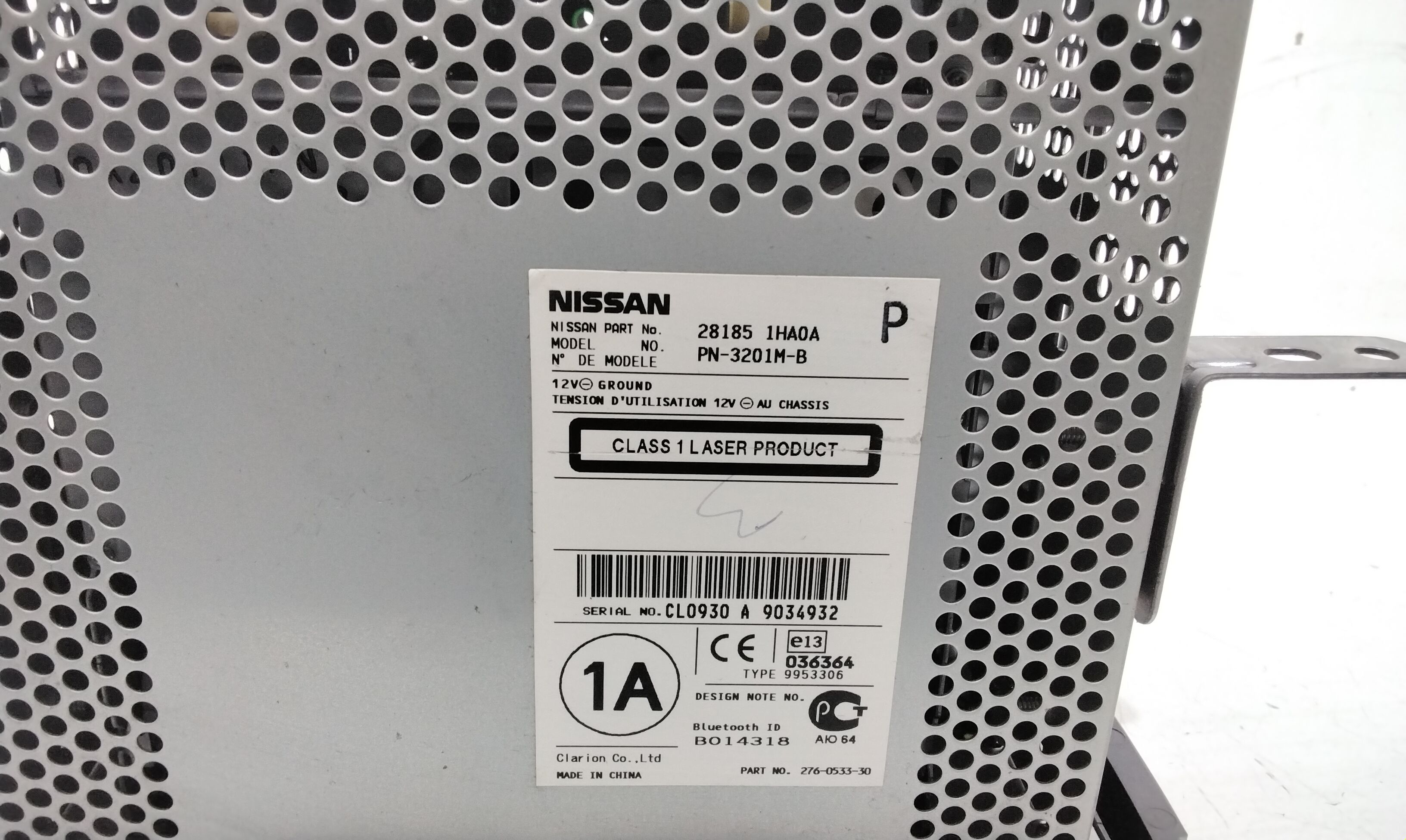 Autoradio NISSAN Micra 7 Serie