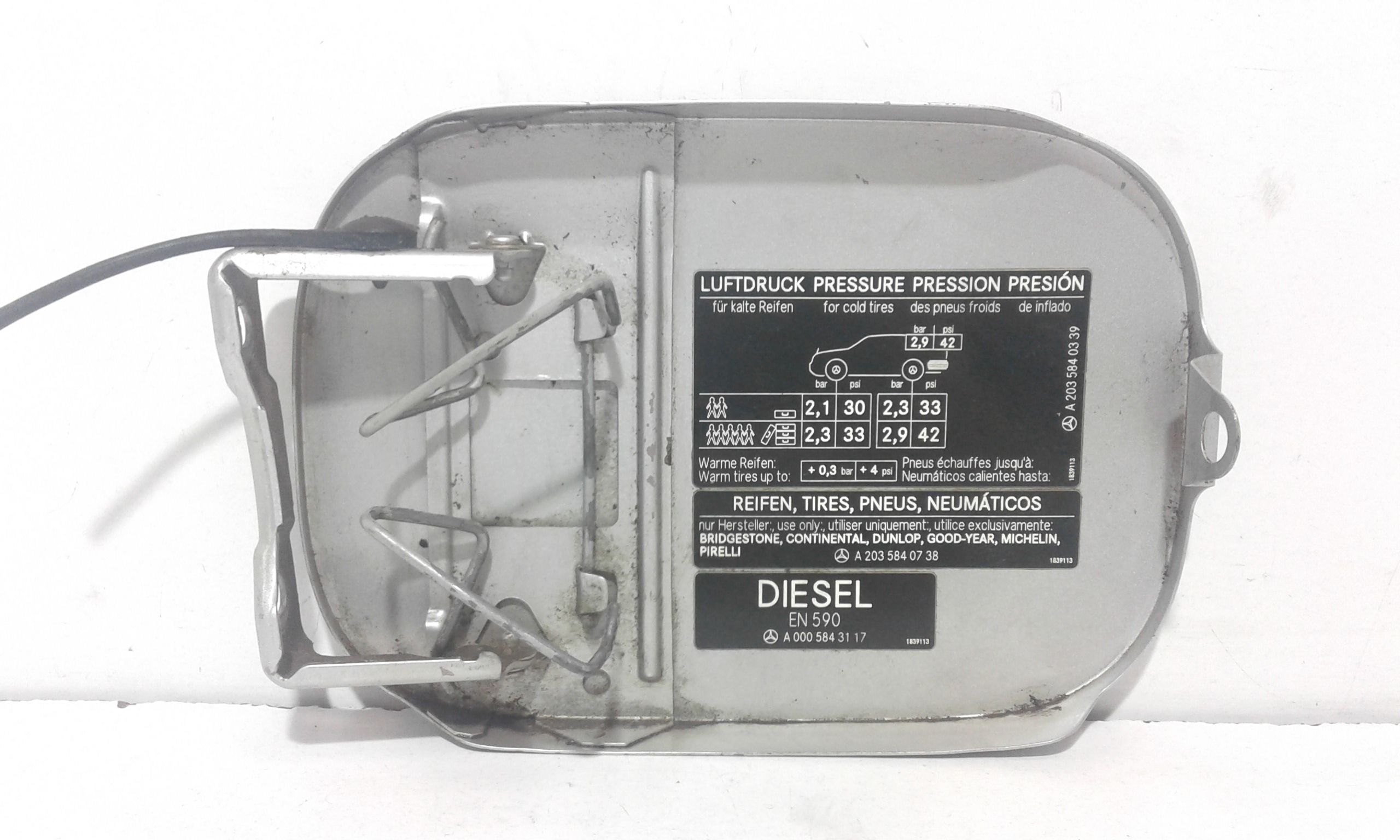 Sportellino Carburante MERCEDES Classe C Berlina W203 2 Serie