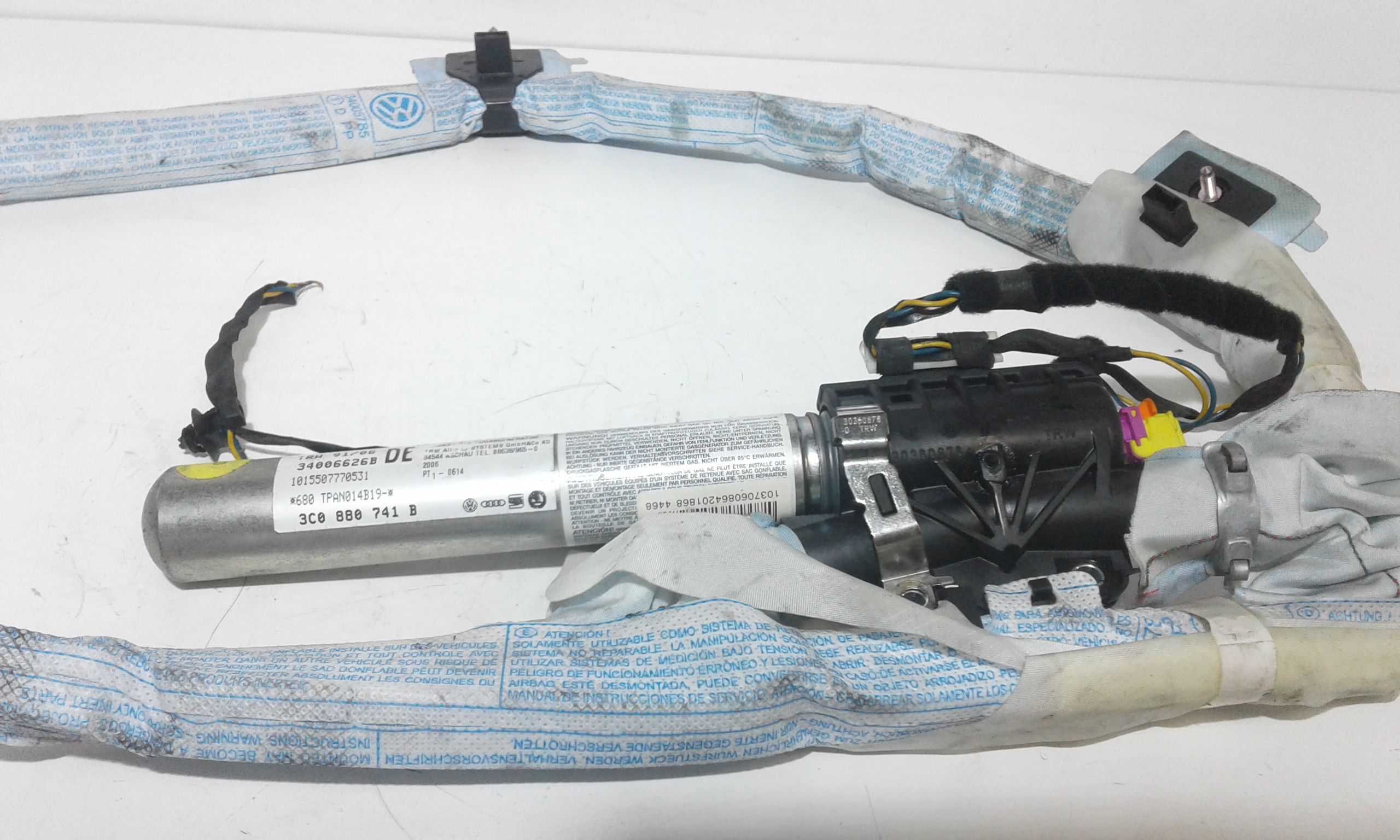 Airbag a tendina laterale Sinistro Guida VOLKSWAGEN Passat Berlina 4 Serie