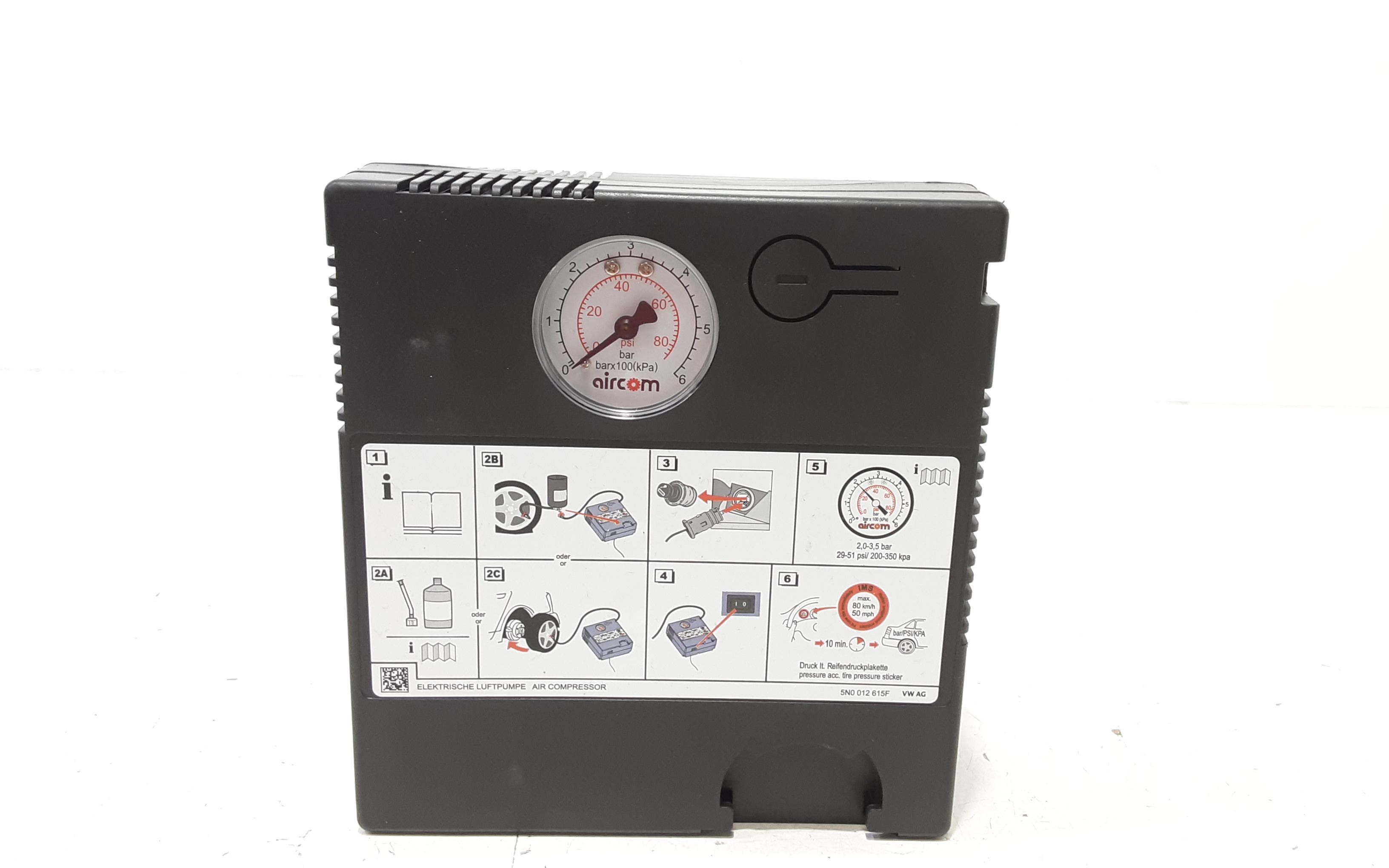 Kit gonfiaggio ruote VOLKSWAGEN Golf Serie VIII (19>)