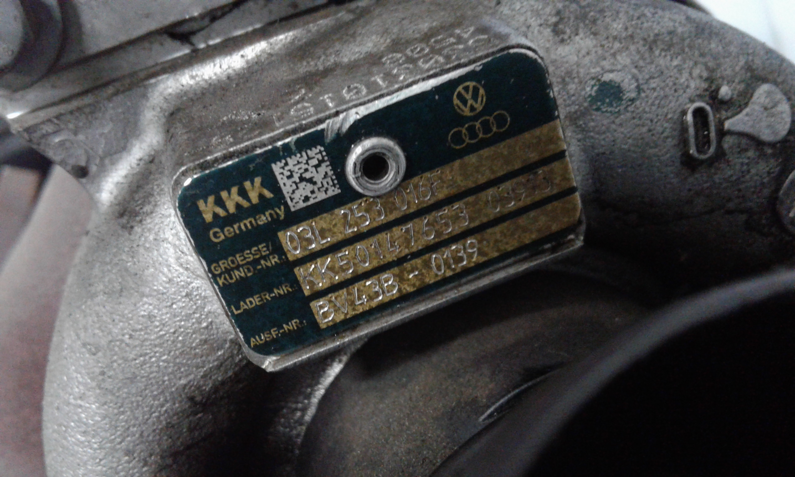 Turbina AUDI A3 Sportback 1 Serie