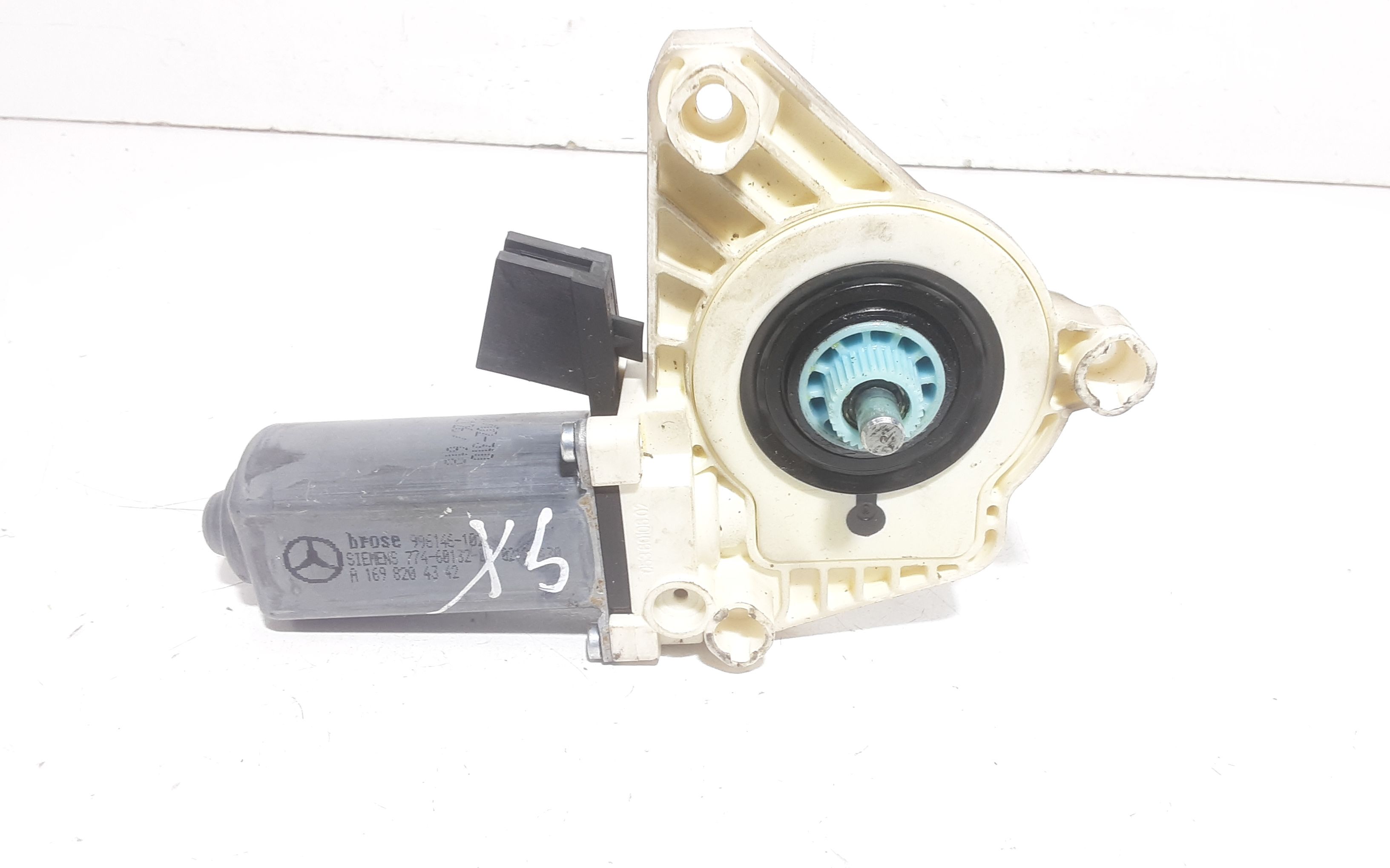 Motorino Alzavetro anteriore Sinistro per Mercedes Classe A W169 3 Serie (2004 - 2008)