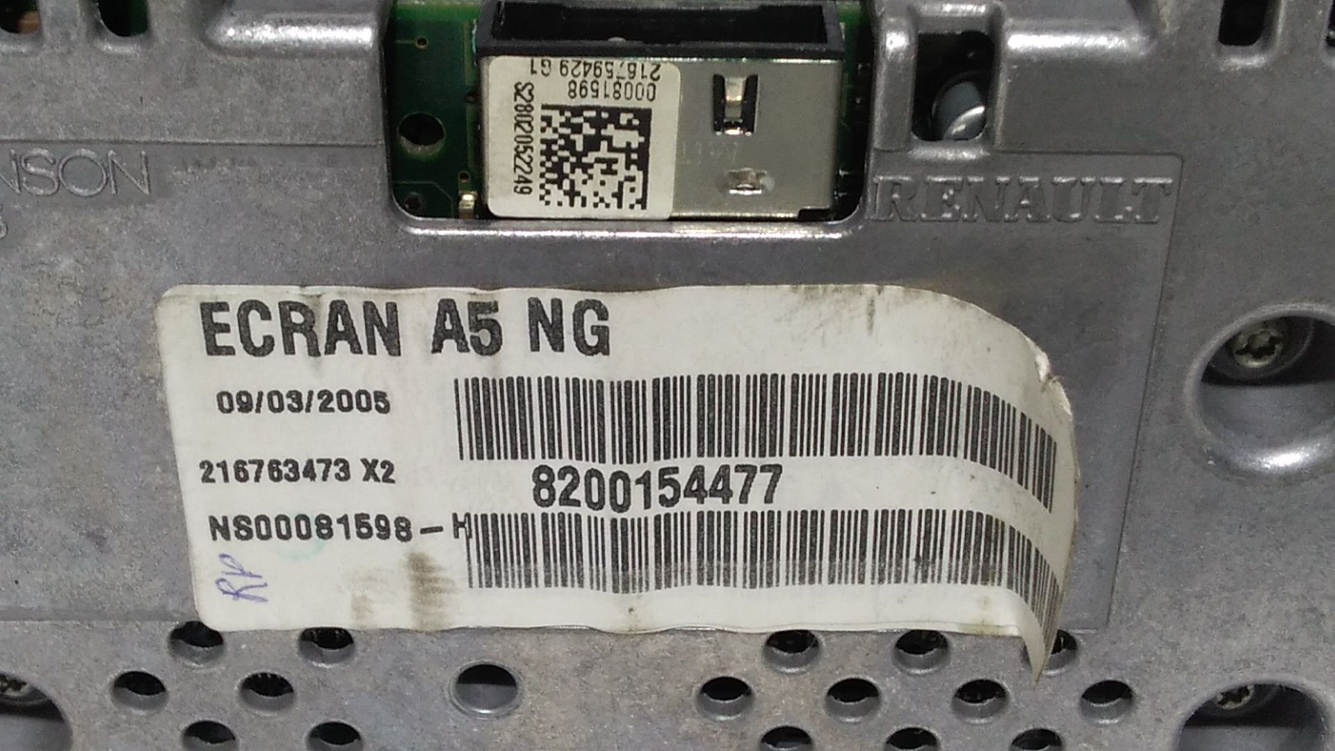 Schermo display navigatore  solo schermo  RENAULT Espace 4 Serie