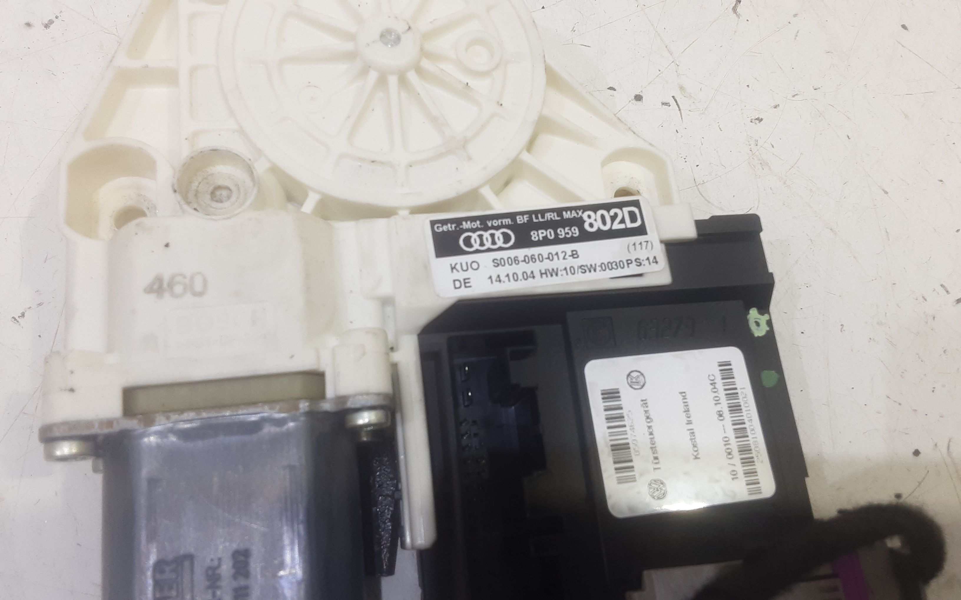 Motorino Alzavetro anteriore destra AUDI A3 Serie (8P1) (03>05)