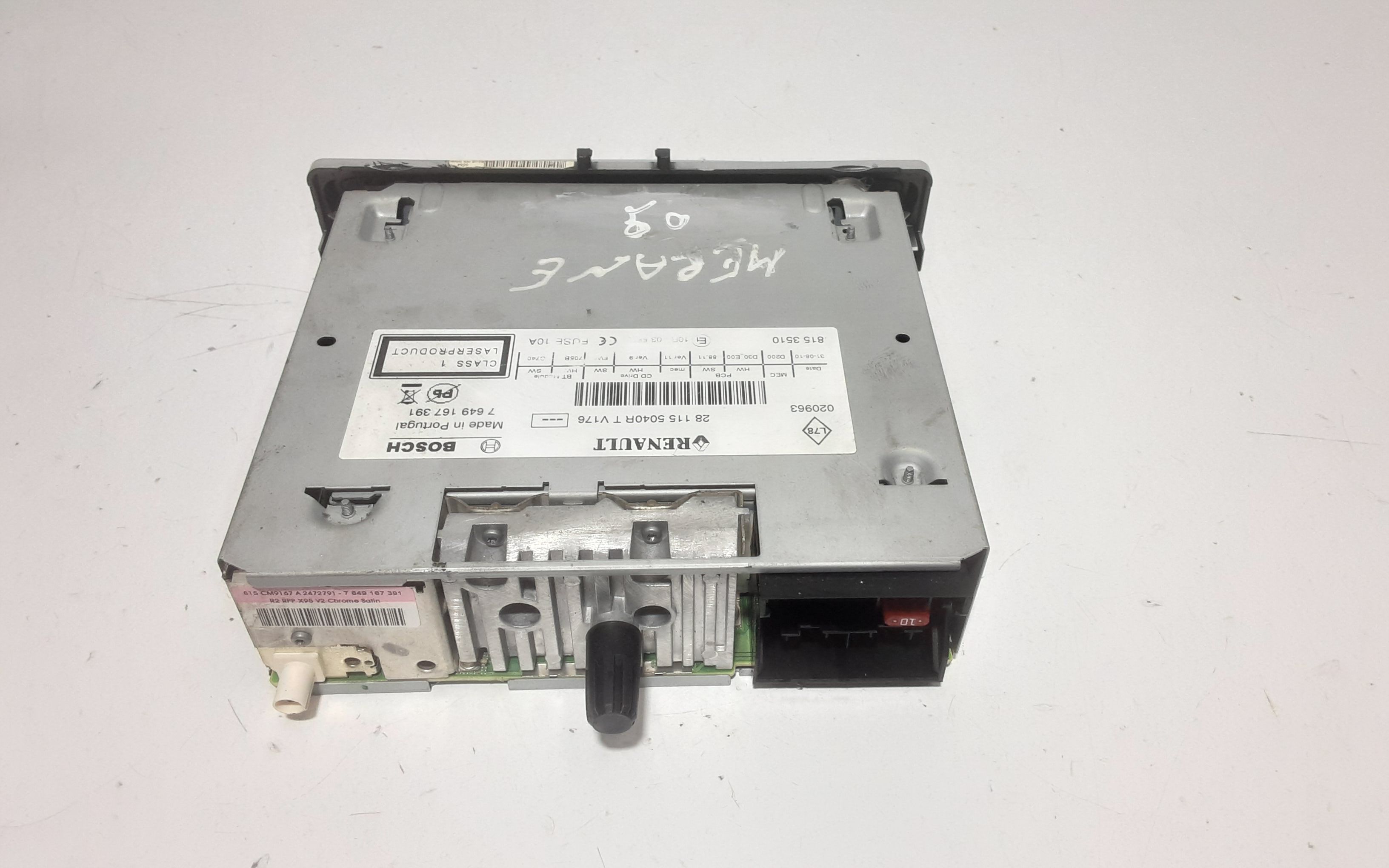 Autoradio RENAULT Megane Serie (08>15)