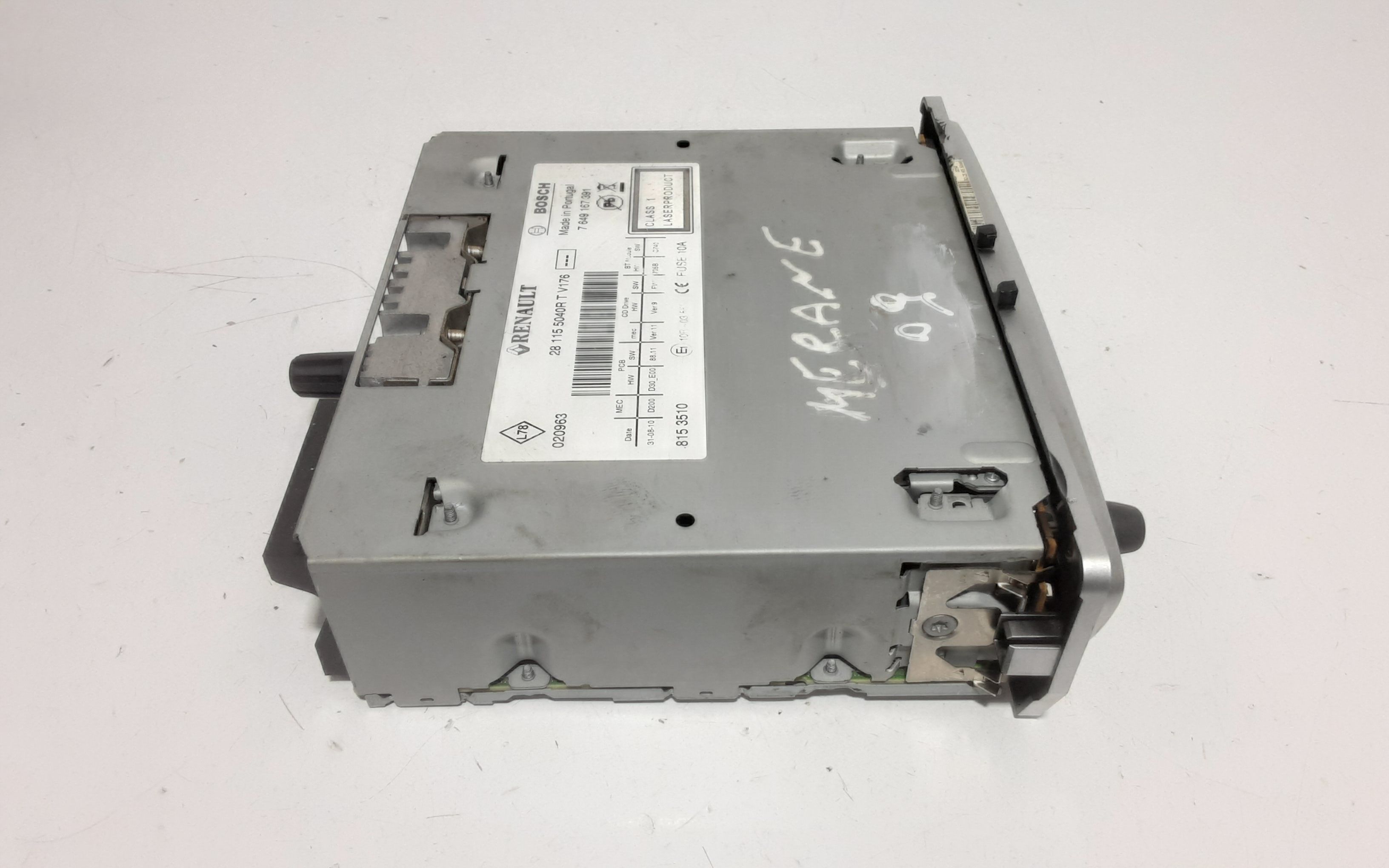 Autoradio RENAULT Megane Serie (08>15)