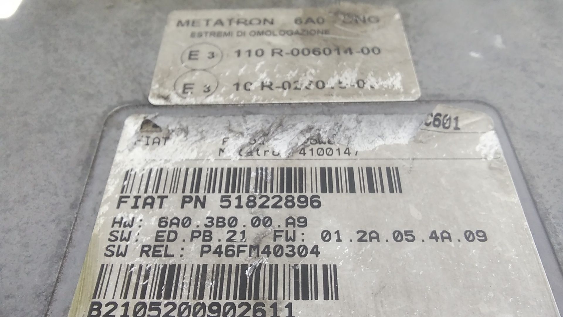 Centralina motore FIAT Panda 2 Serie