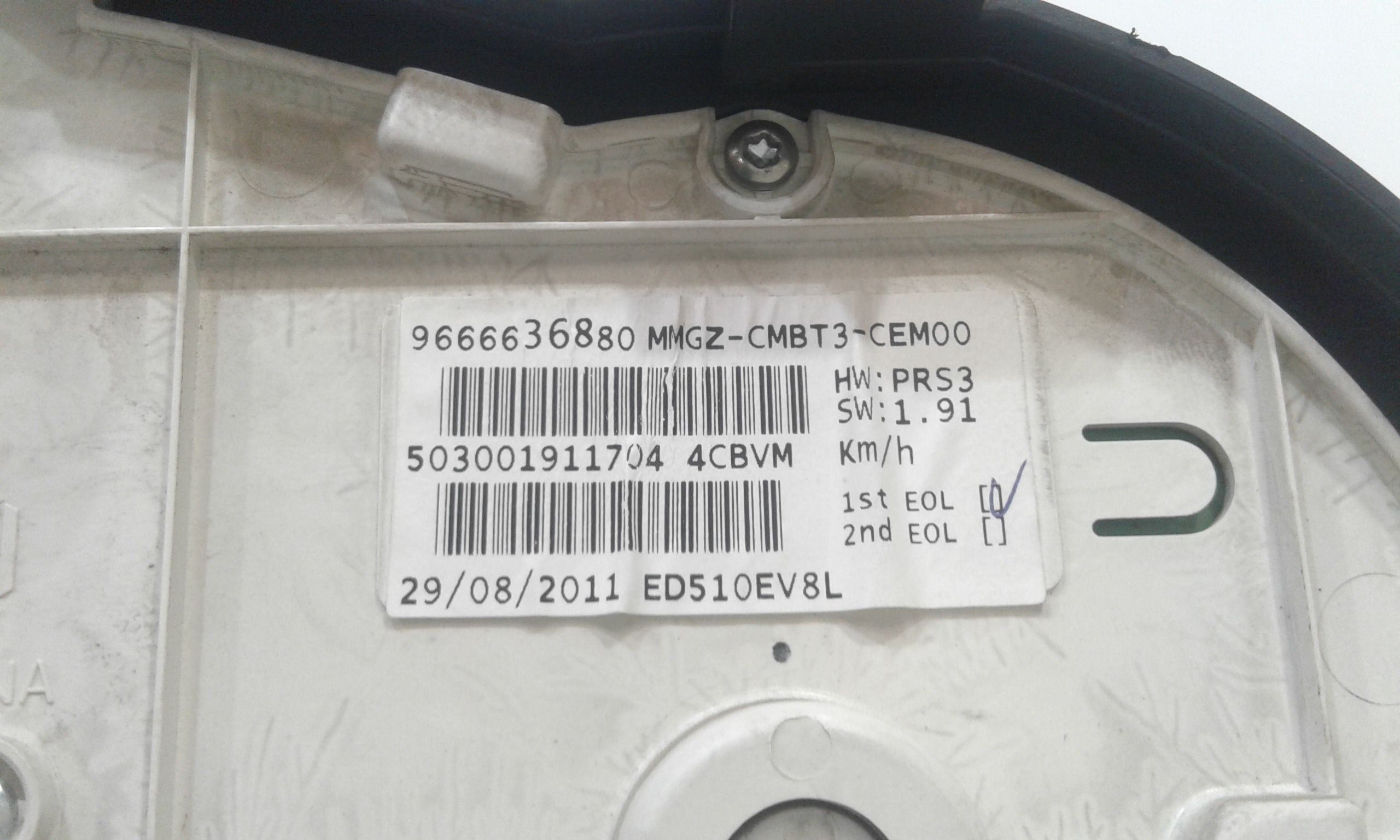 Quadro Strumenti PEUGEOT 206 Plus Berlina