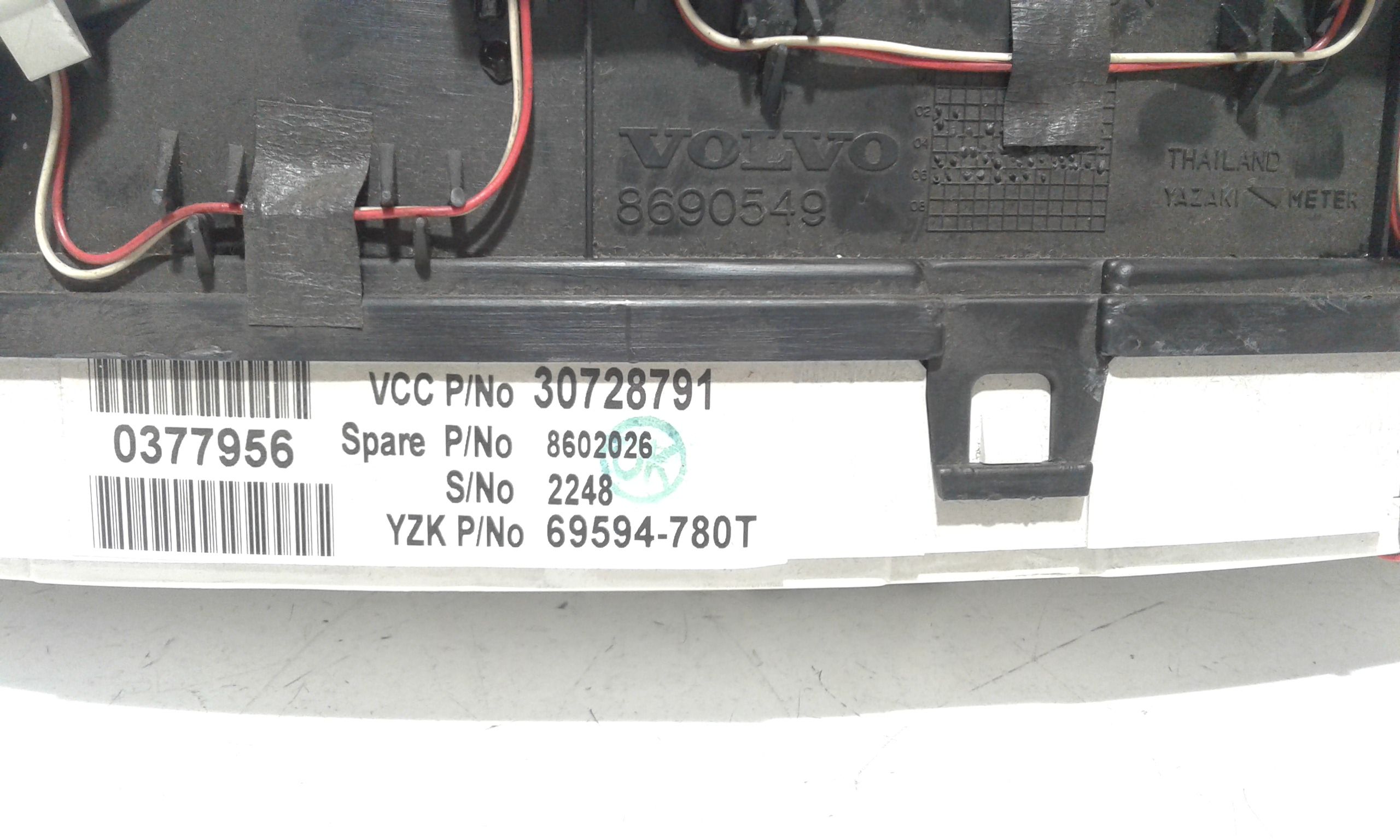 Quadro Strumenti VOLVO V70 2 Serie