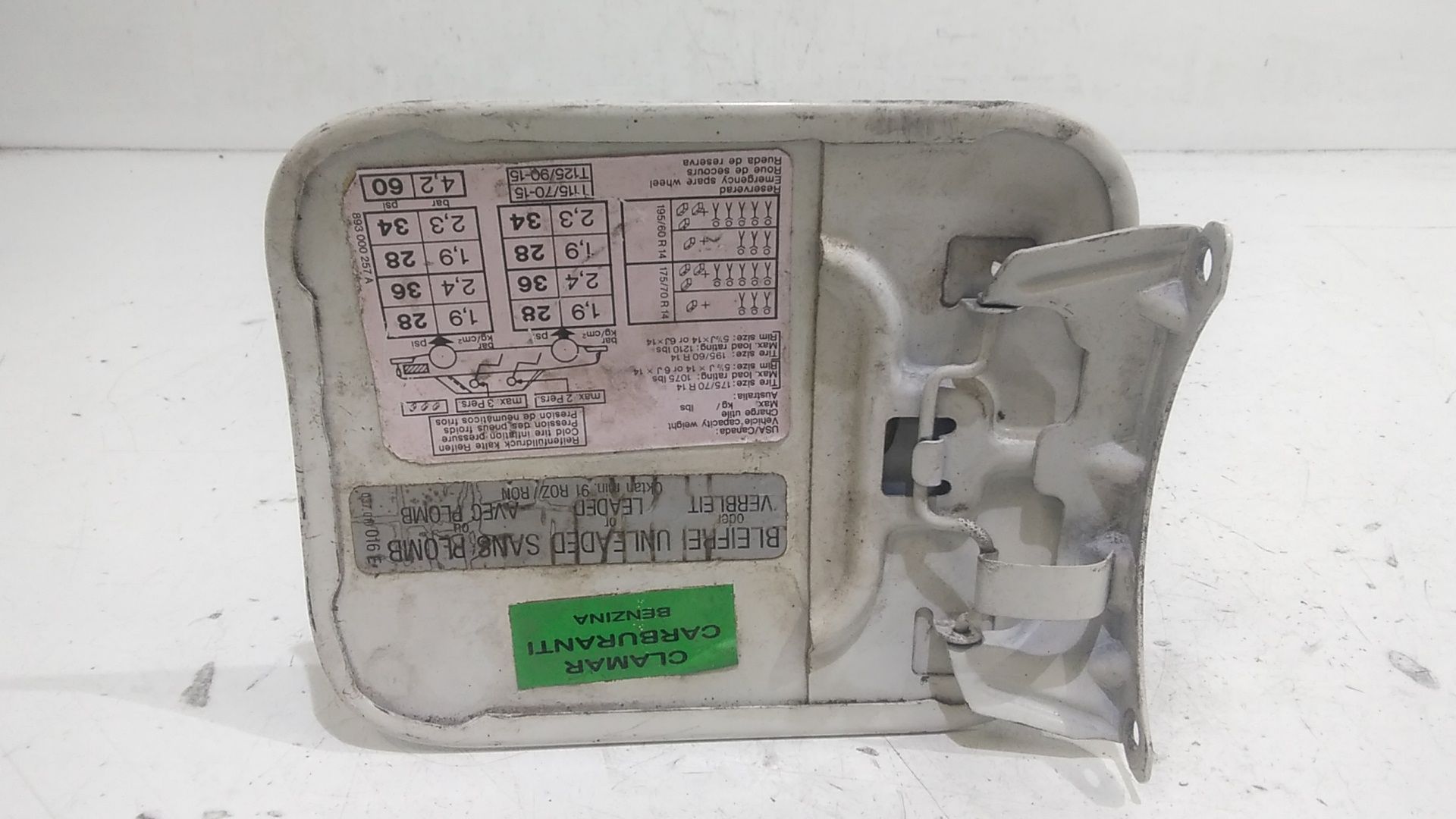 Sportellino Carburante AUDI 80 Serie (B3) (86>91)