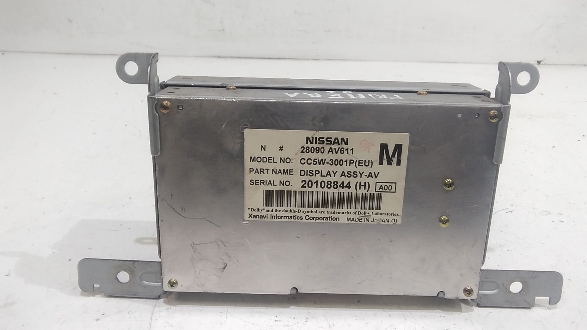 Schermo display navigatore  solo schermo  NISSAN Primera Berlina 3 Serie