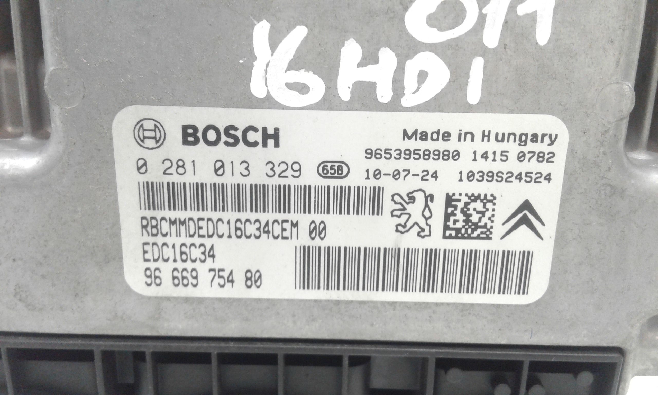 Centralina motore PEUGEOT Partner 3 Serie