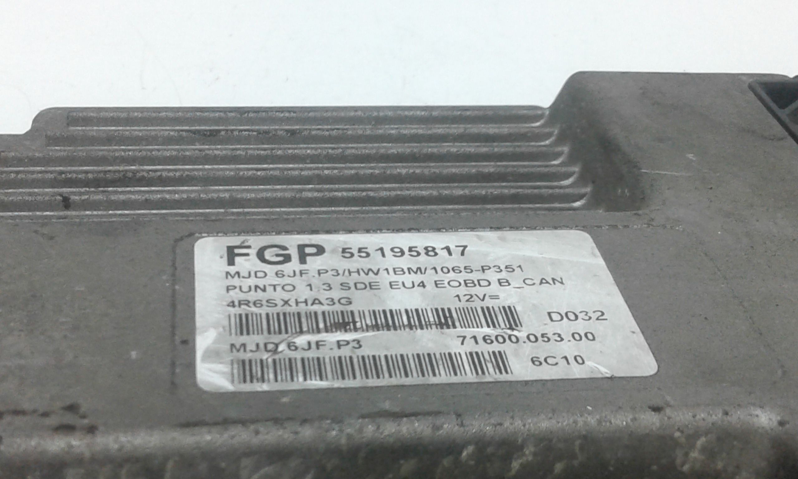 Centralina motore FIAT Punto Berlina 5P 3 Serie