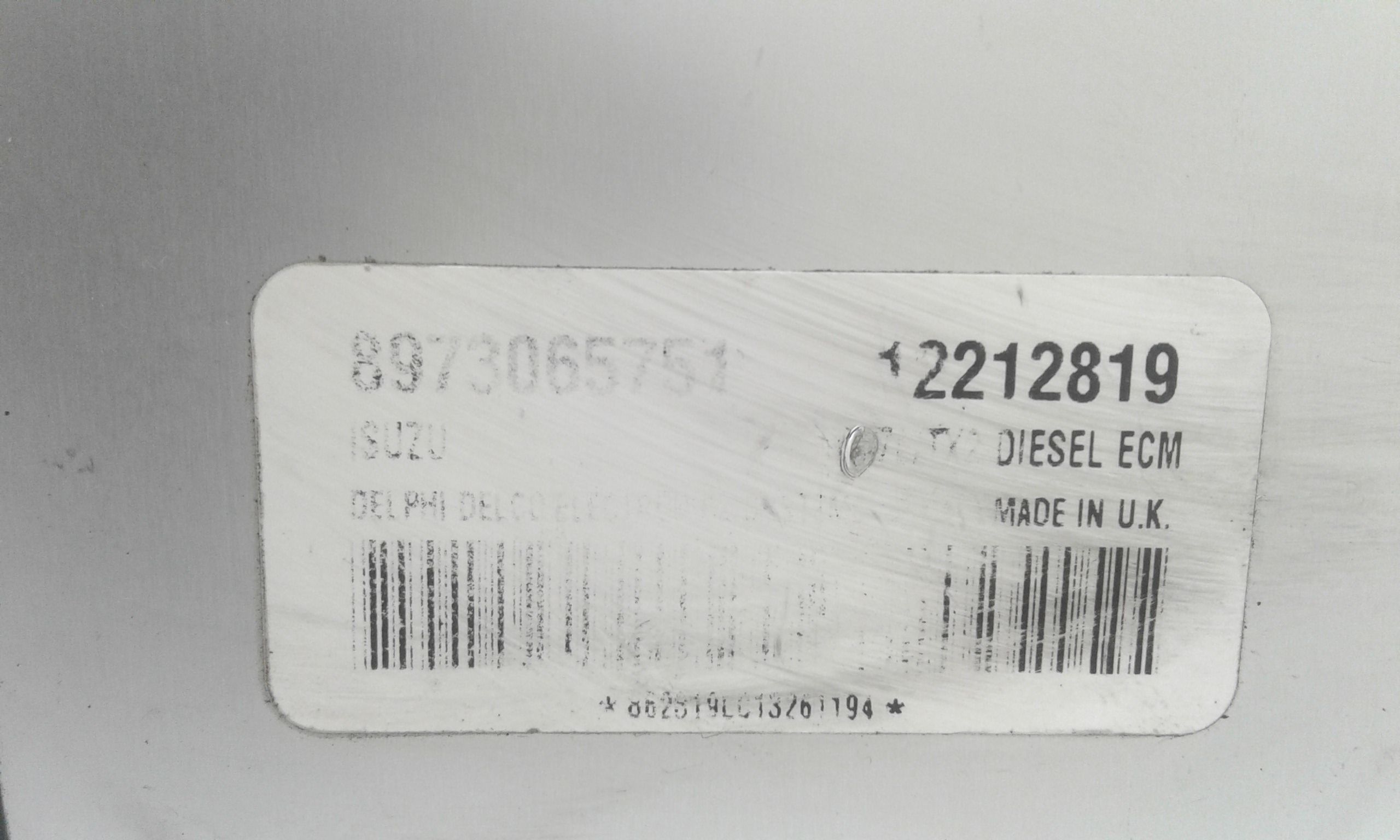 Centralina motore OPEL Astra H Berlina