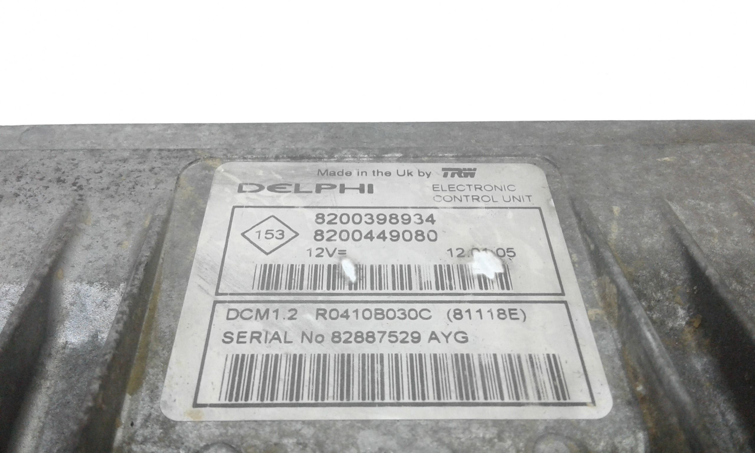 Centralina motore RENAULT Modus 1 Serie