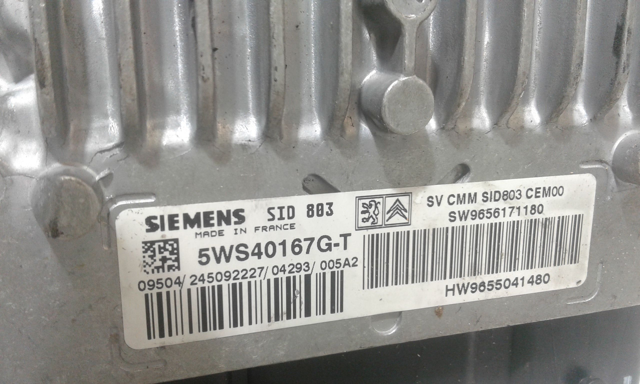 Centralina motore PEUGEOT 407 S. Wagon