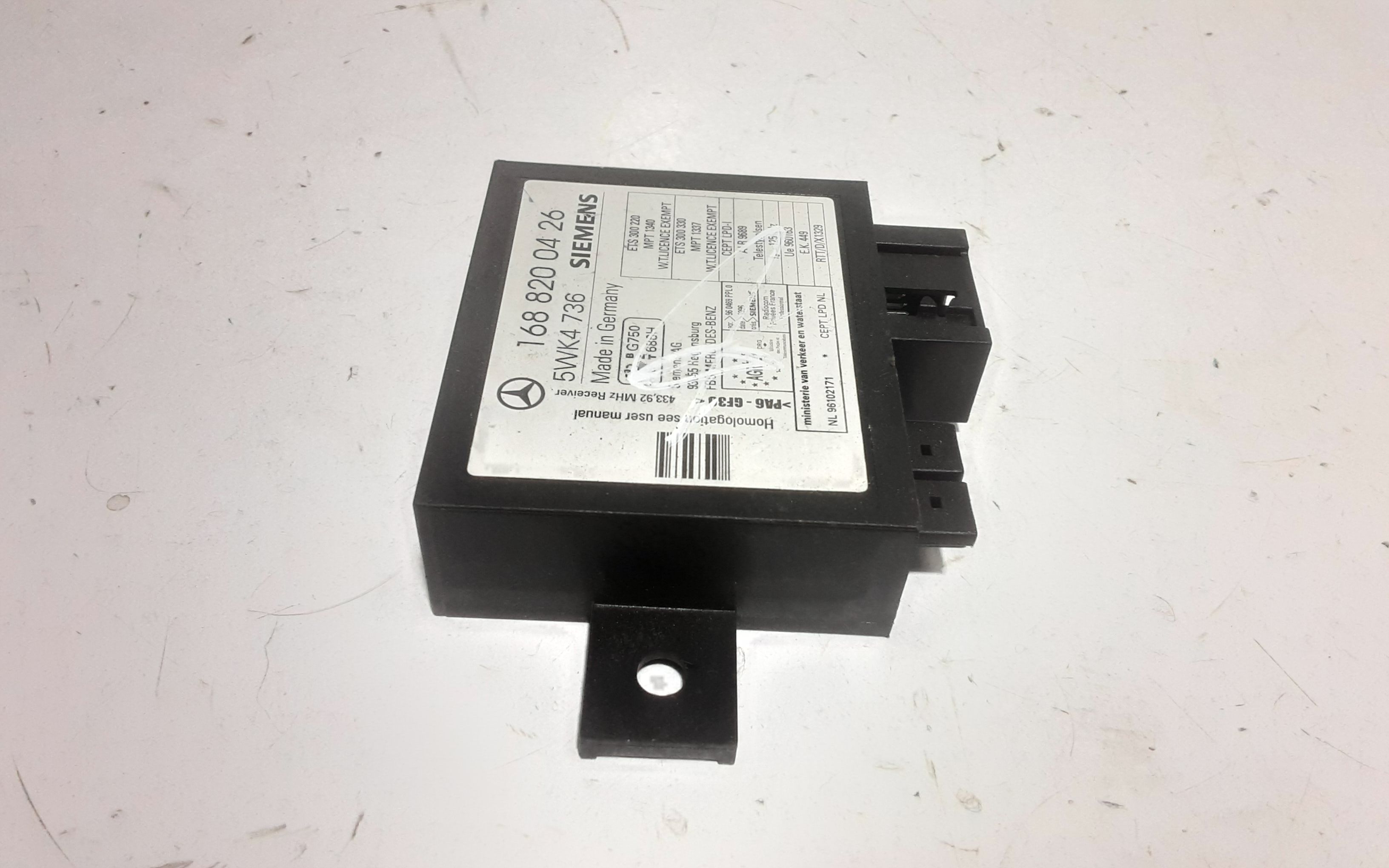 Centralina immobilizer MERCEDES Classe A W168 2 Serie