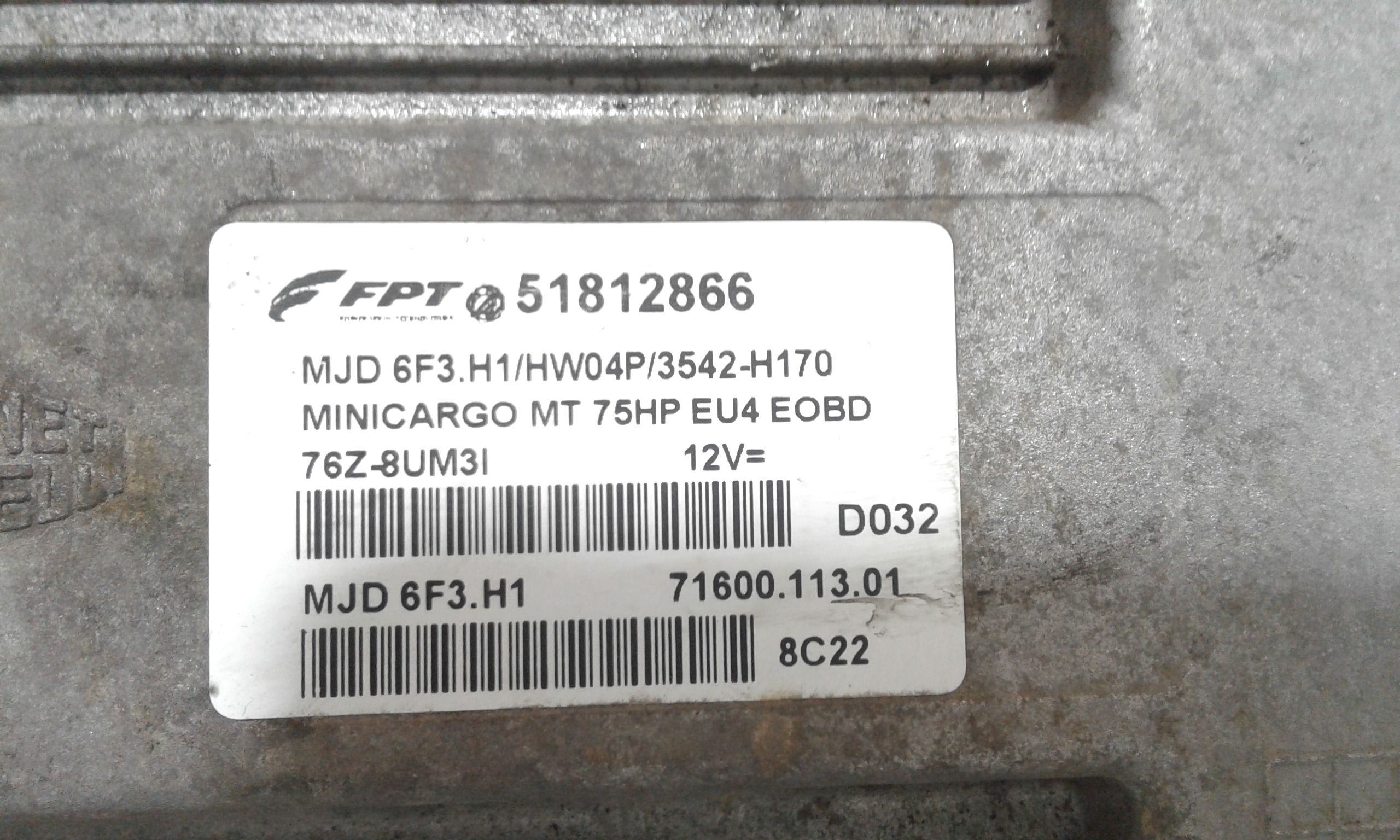 Centralina motore FIAT Fiorino 2 Serie