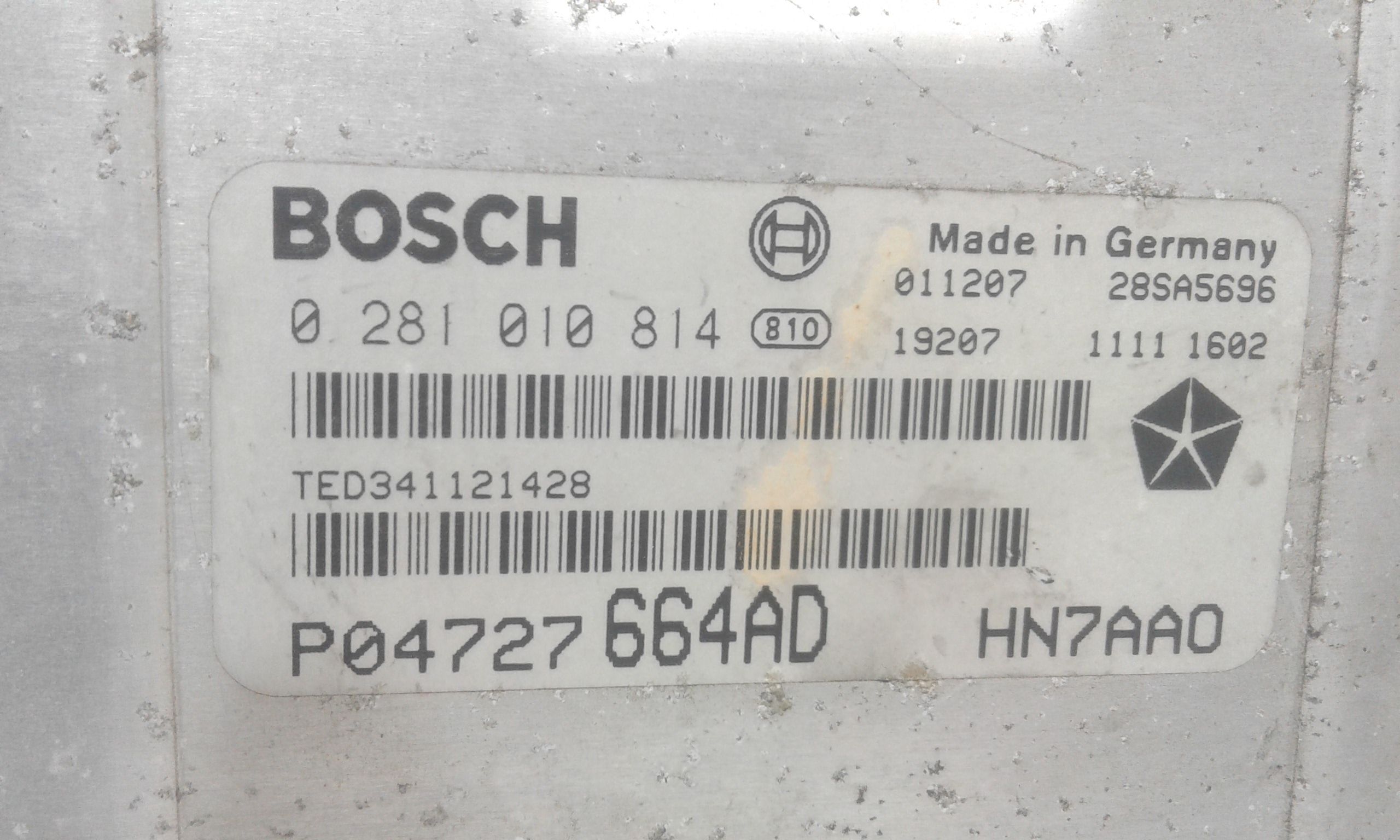 Centralina motore CHRYSLER Voyager 3 Serie