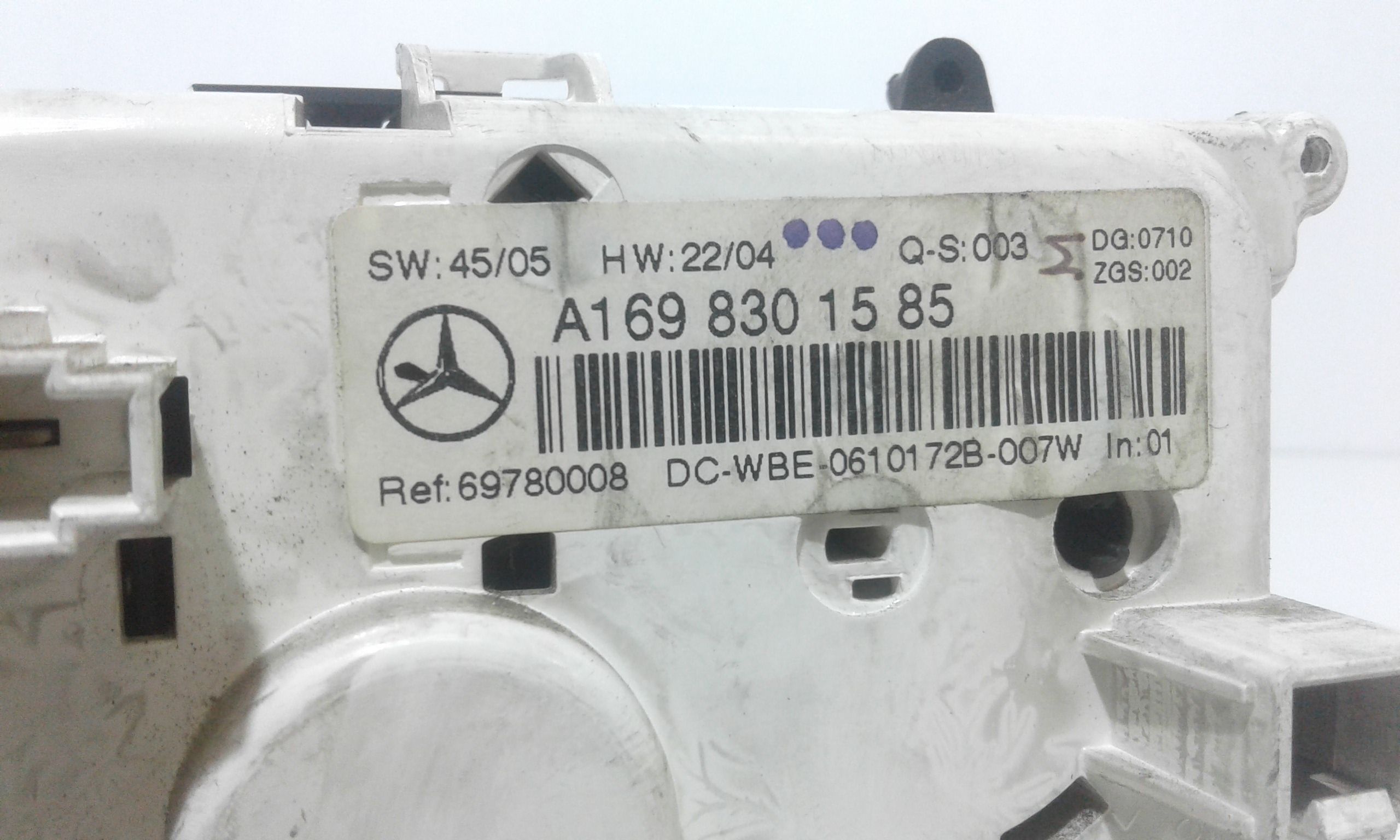 Comandi Clima MERCEDES Classe A W169 3 Serie