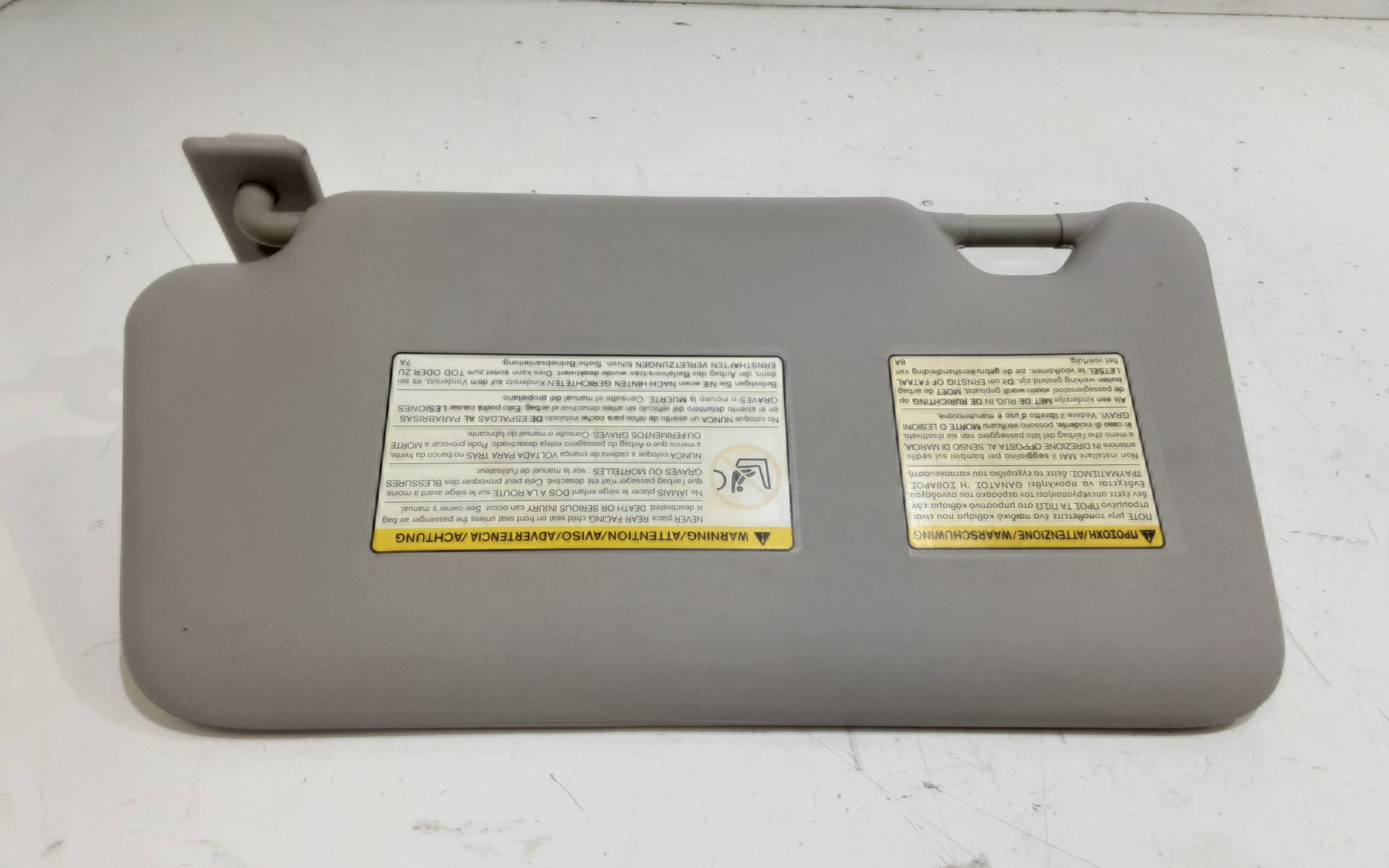 Parasole aletta Lato Passeggero NISSAN Micra 7 Serie