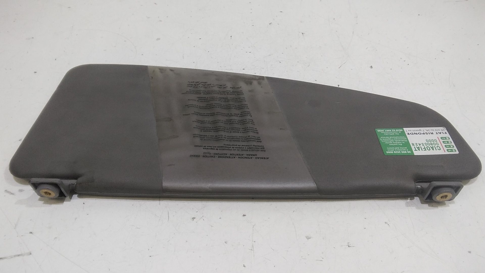 Parasole aletta anteriore Lato Guida FIAT Dobl Serie (00>05)