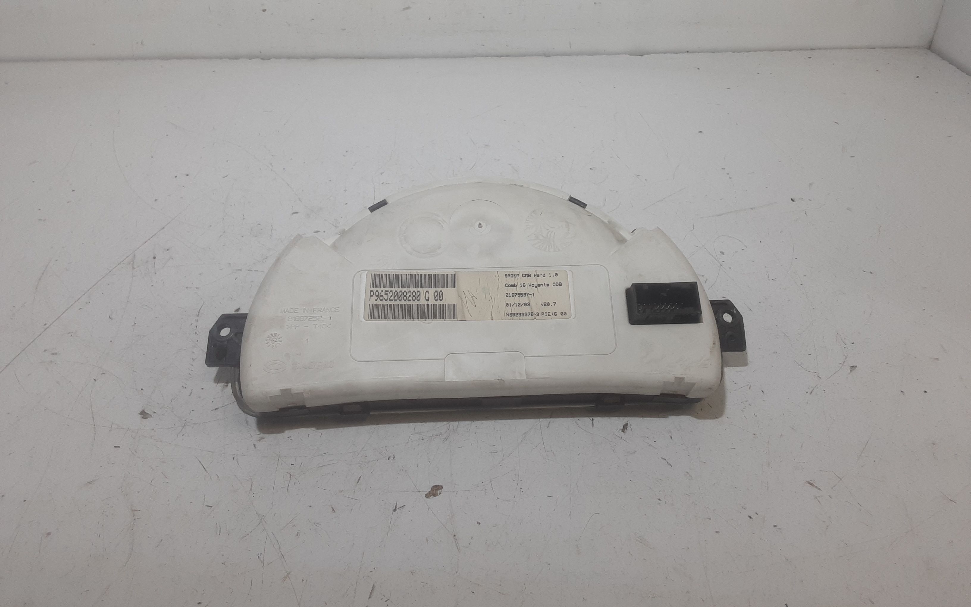 Quadro Strumenti PEUGEOT 206 1 Serie