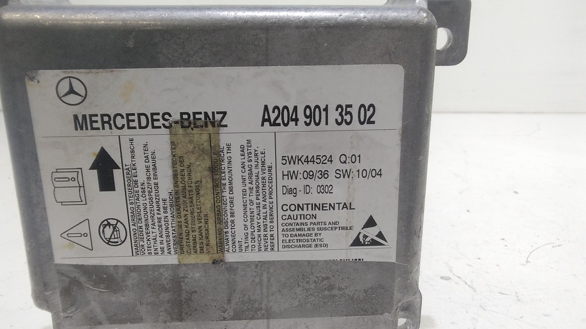 Centralina Airbag MERCEDES Classe C Berlina W204 2 Serie