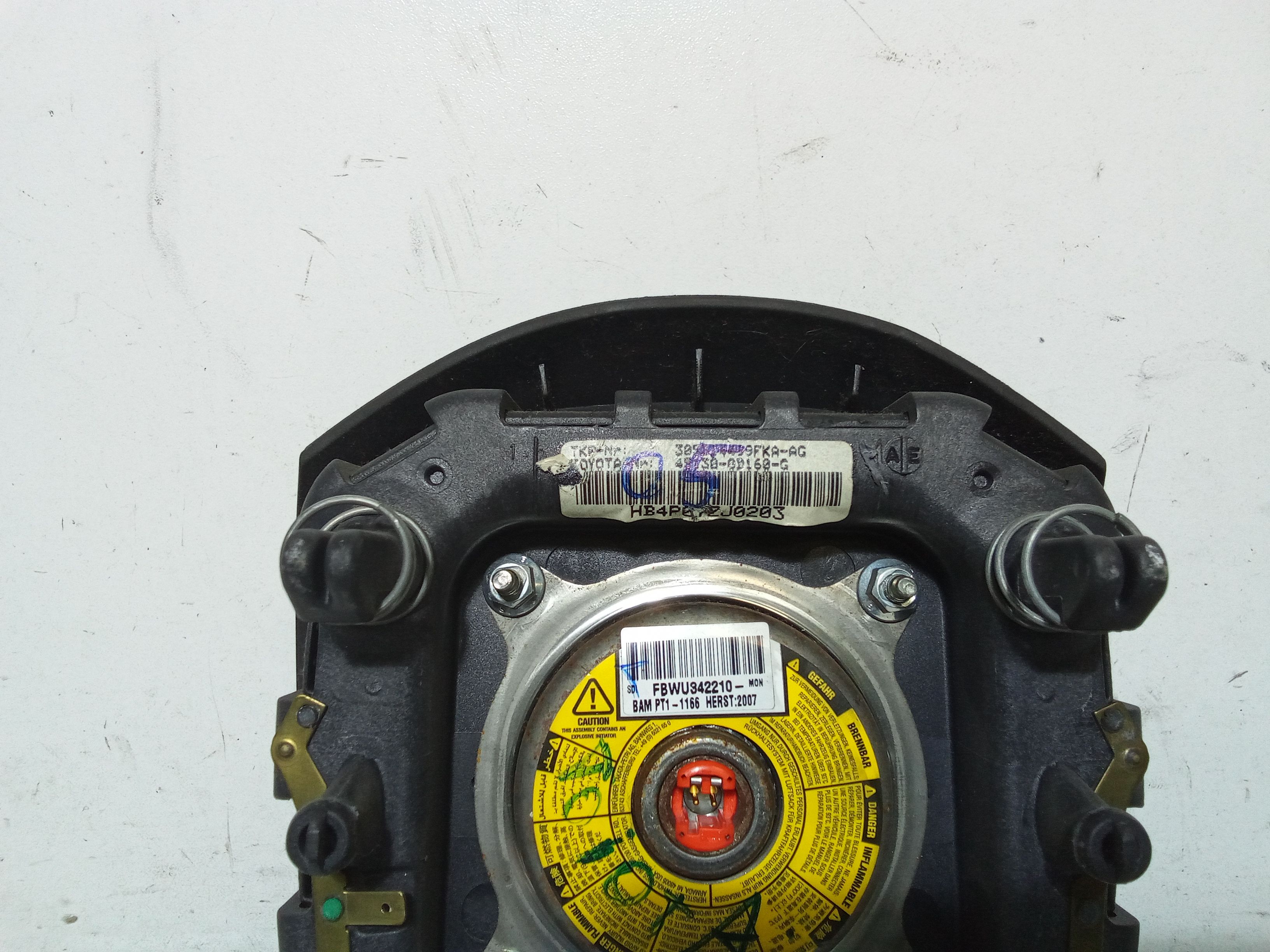 Airbag Volante TOYOTA Yaris Serie (05>08)