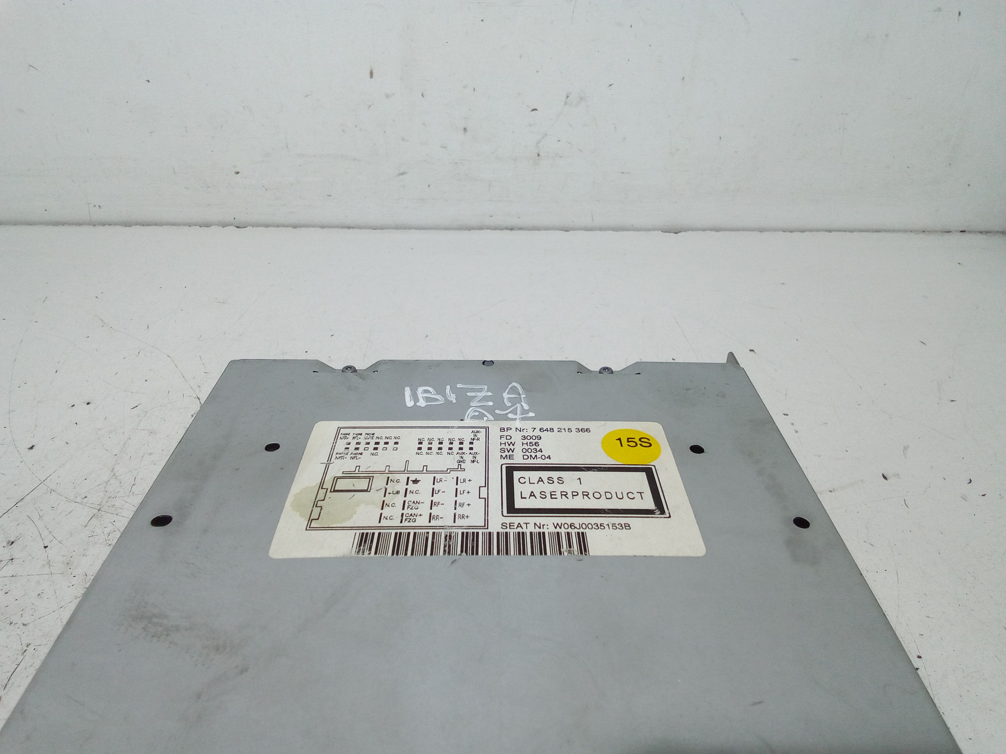 Autoradio SEAT Ibiza Serie (05>08)