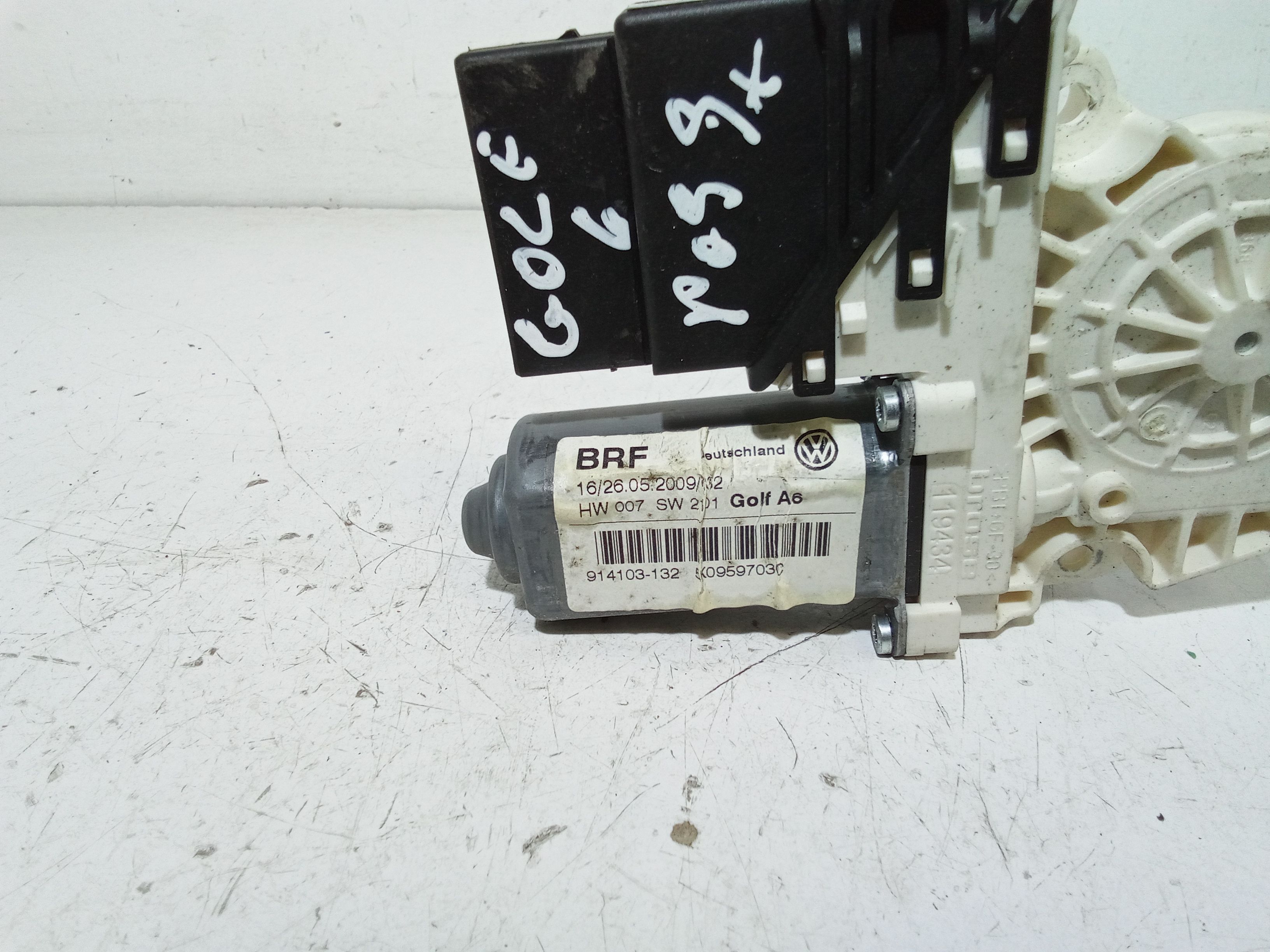 Motorino Alzavetro posteriore Sinistro VOLKSWAGEN Golf 6 Berlina (08>12)