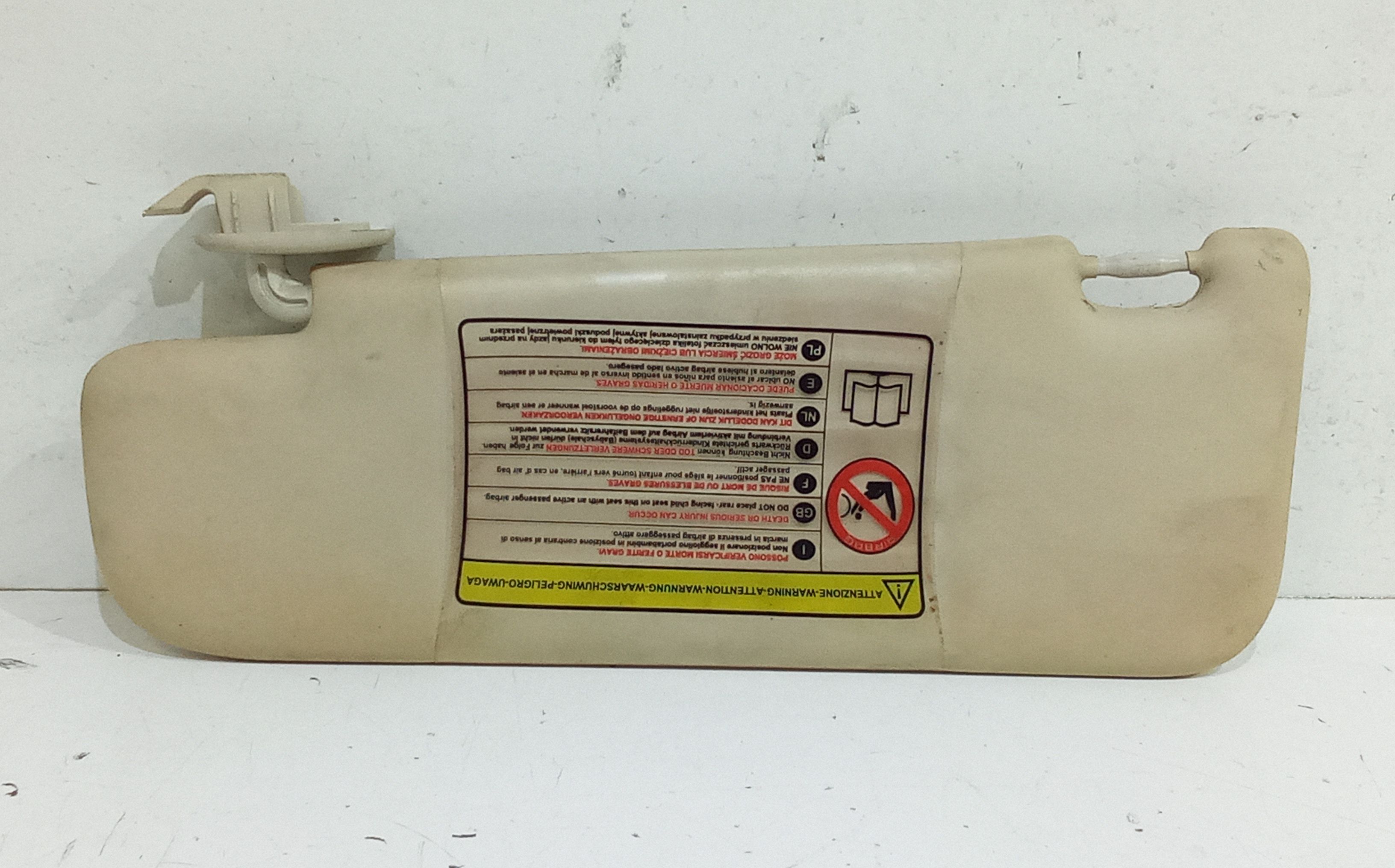 Parasole aletta Lato Passeggero FIAT 500 Serie (07>14)