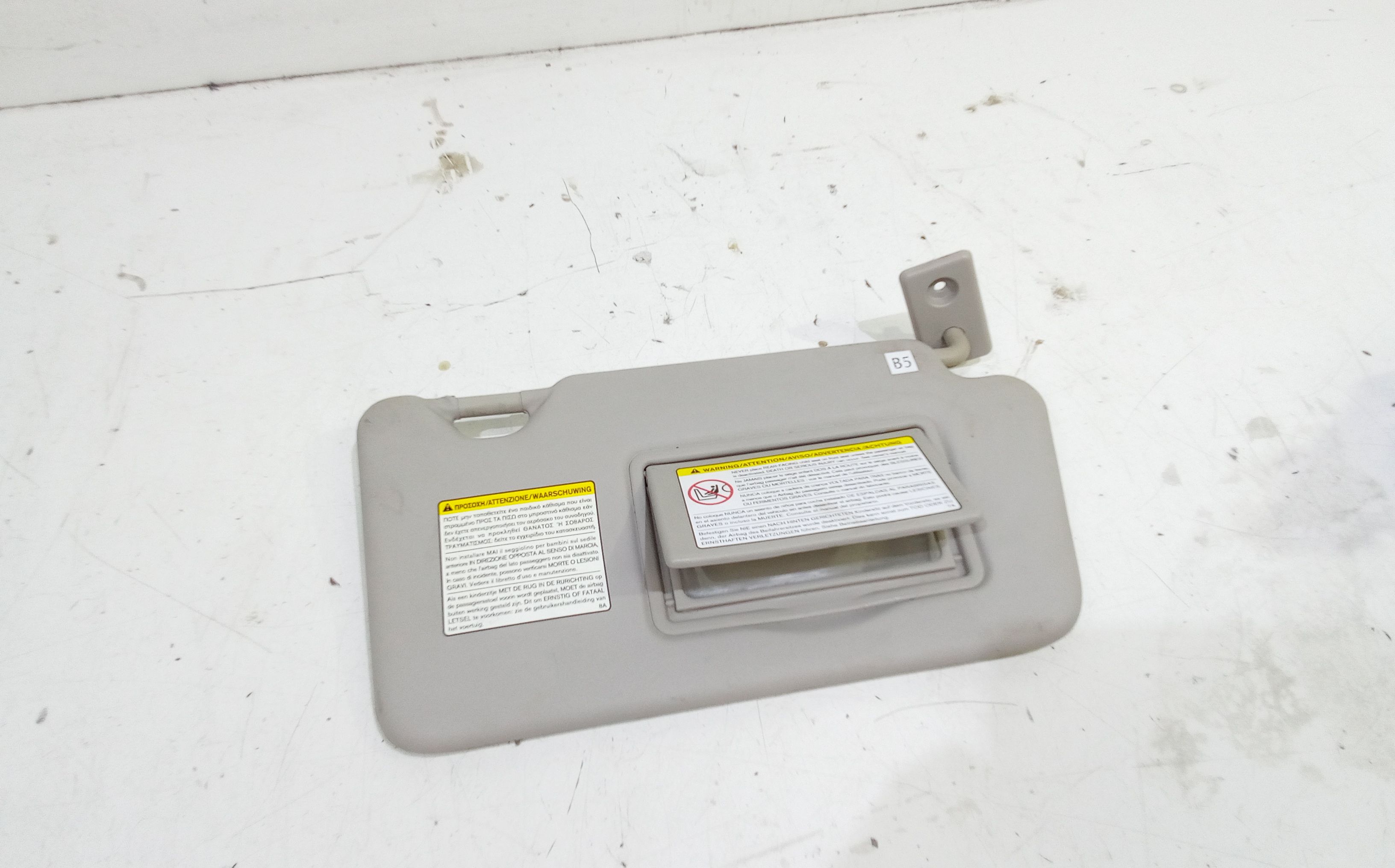 Parasole aletta Lato Passeggero NISSAN Micra 7 Serie