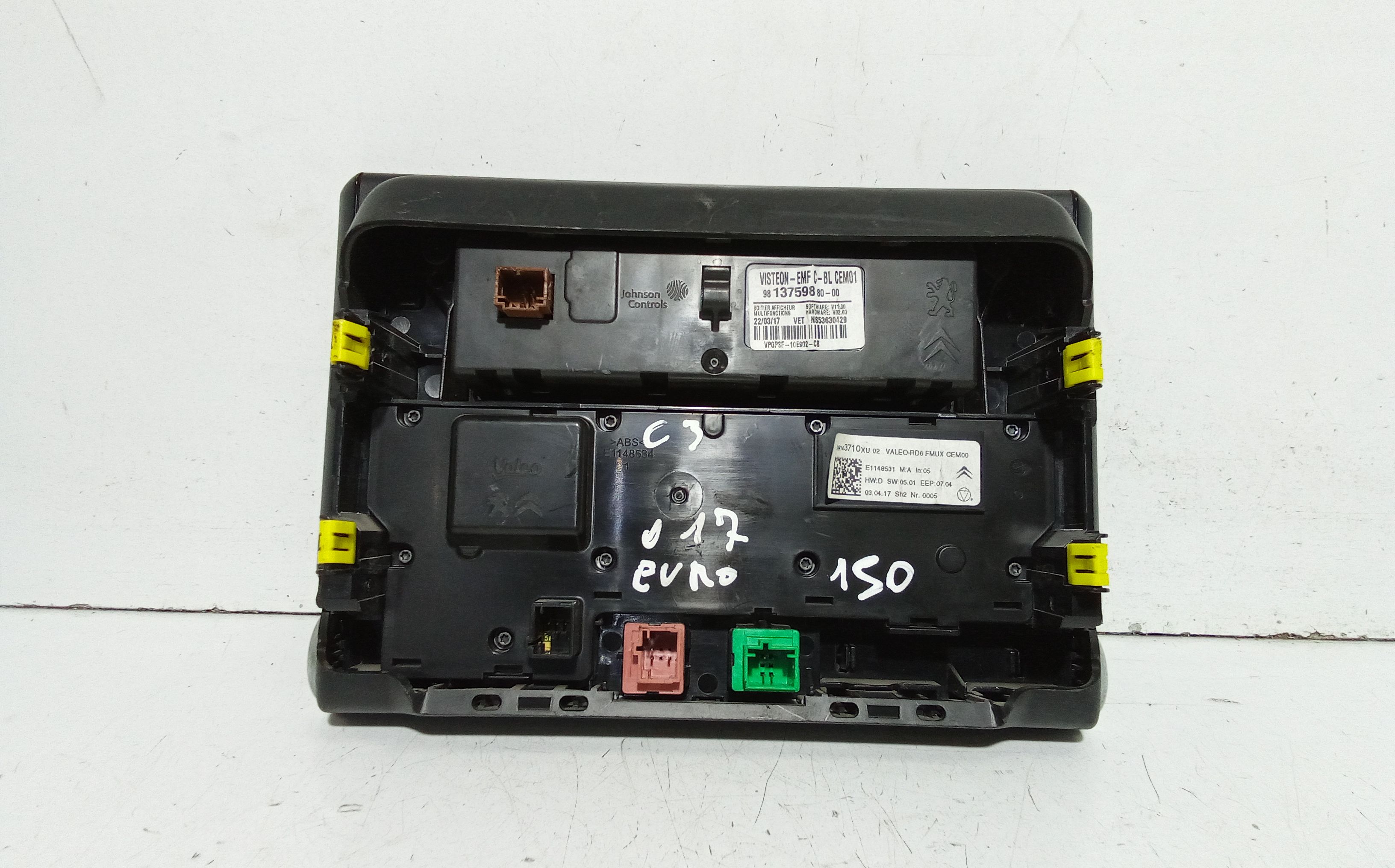 Pannello comandi autoradio CITROEN C3 Serie