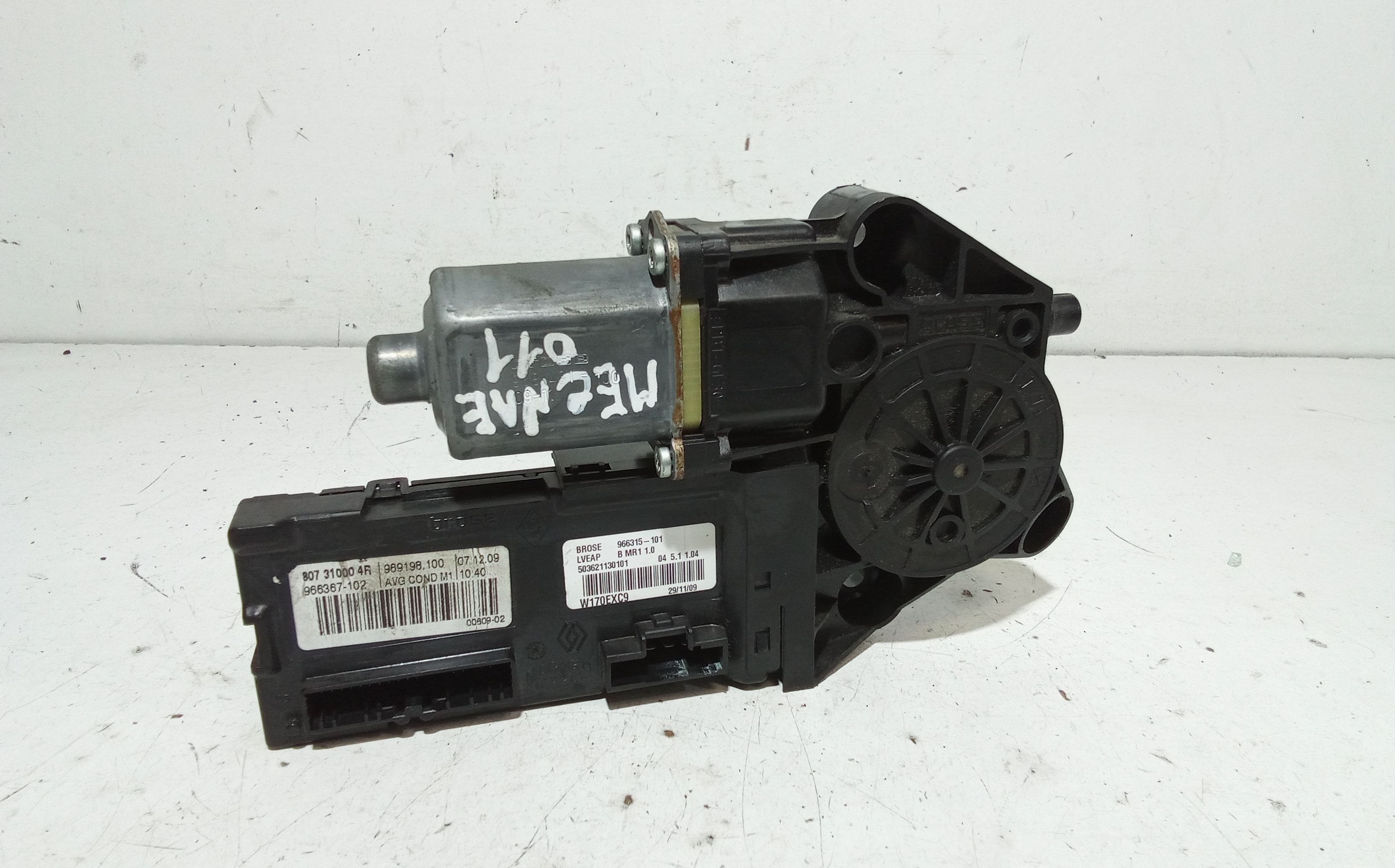 Motorino Alzavetro anteriore Sinistro RENAULT Megane S. Wagon (08>12)